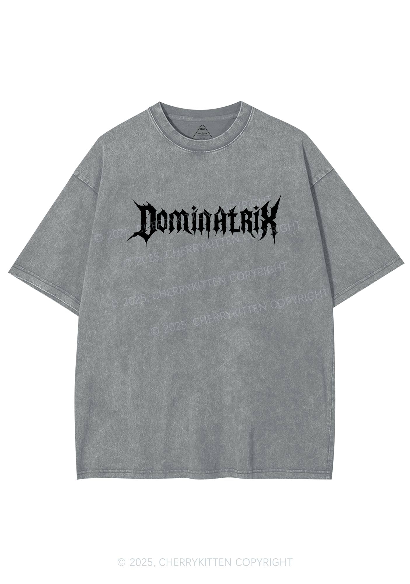 Dominatrix Y2K Shirts Washed Tee Cherrykitten
