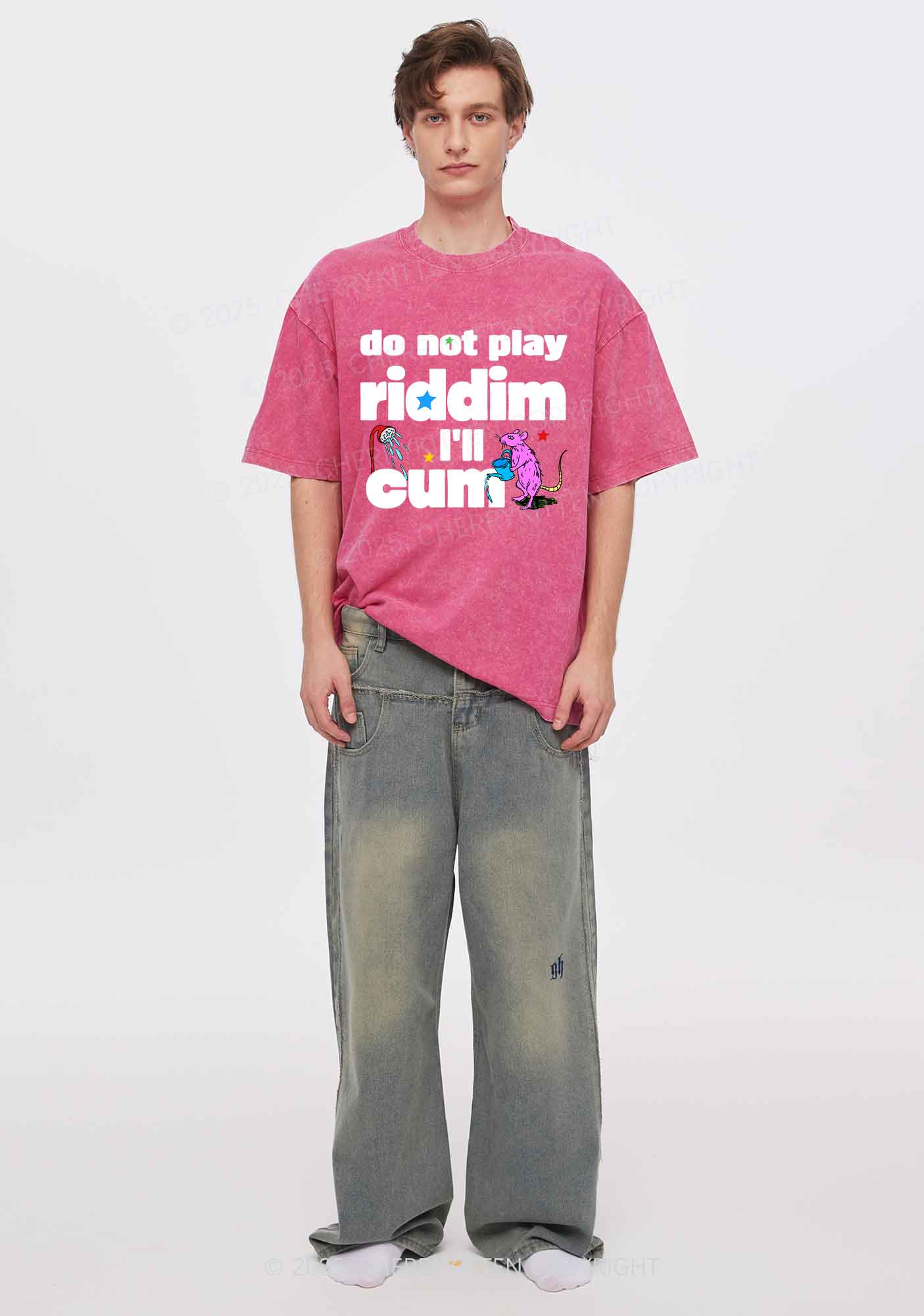 Do Not Play Riddim Y2K Shirts Washed Tee Cherrykitten