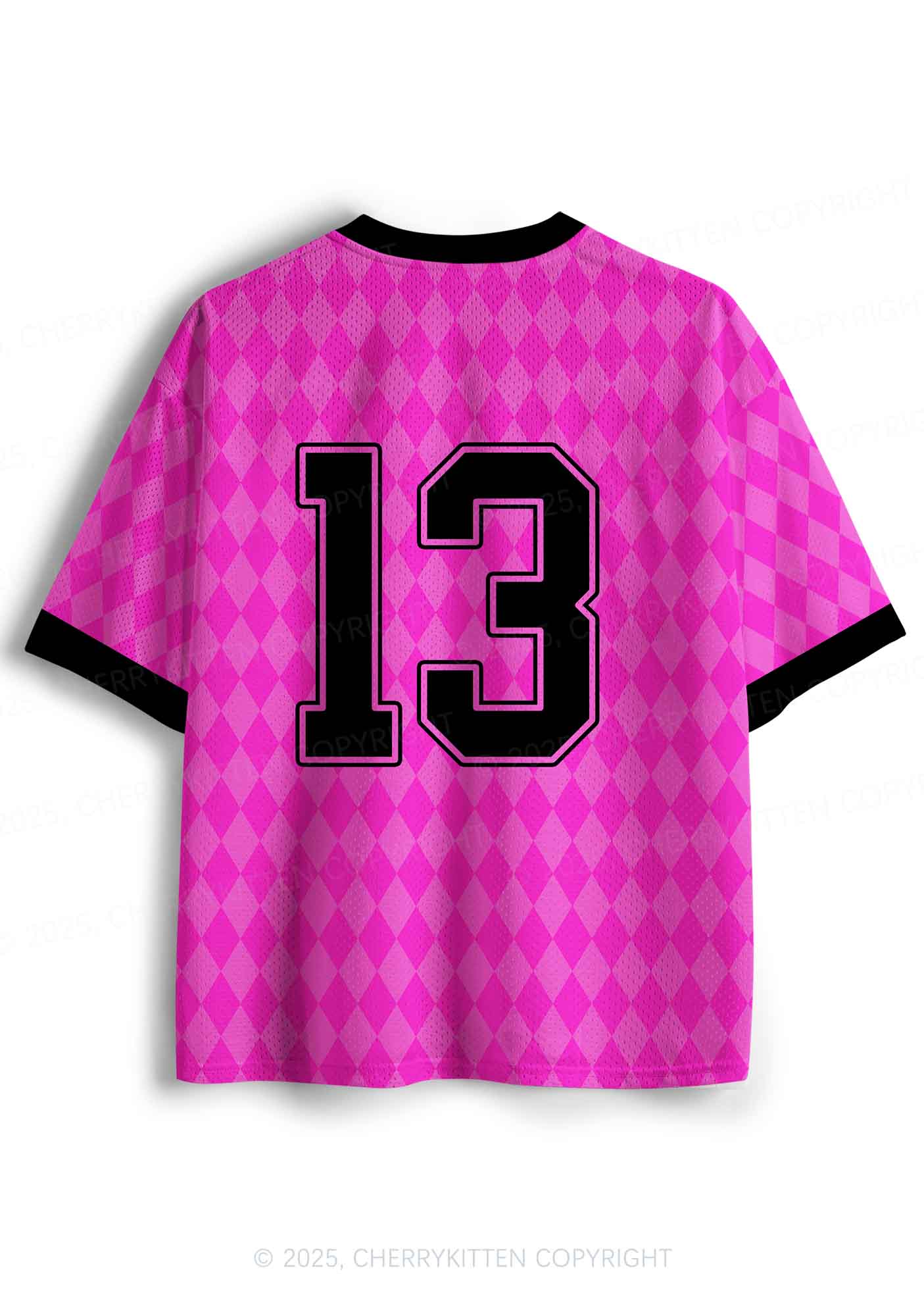 Custom Faggot Pink Plaid Pride Y2K Sport Jersey Shirts Cherrykitten