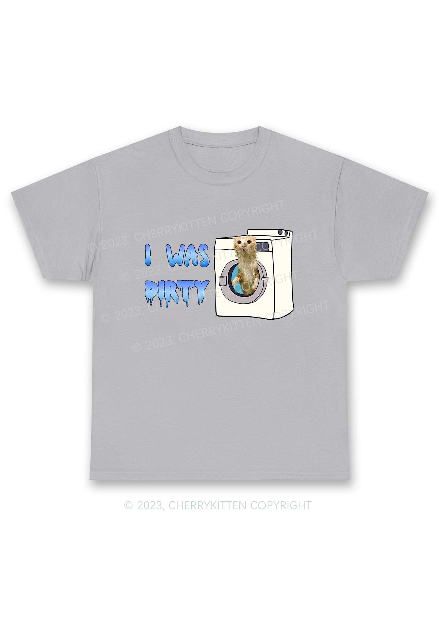 I Was Dirty Y2K Chunky Shirt Cherrykitten