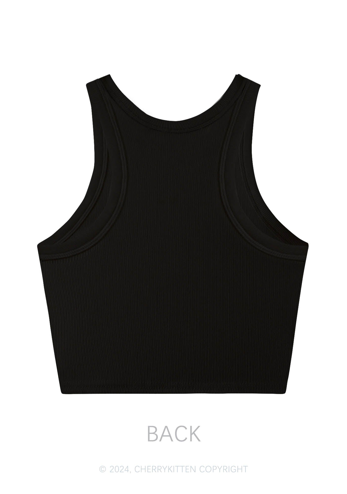 I Roll Blunts Y2K Crop Tank Top Cherrykitten