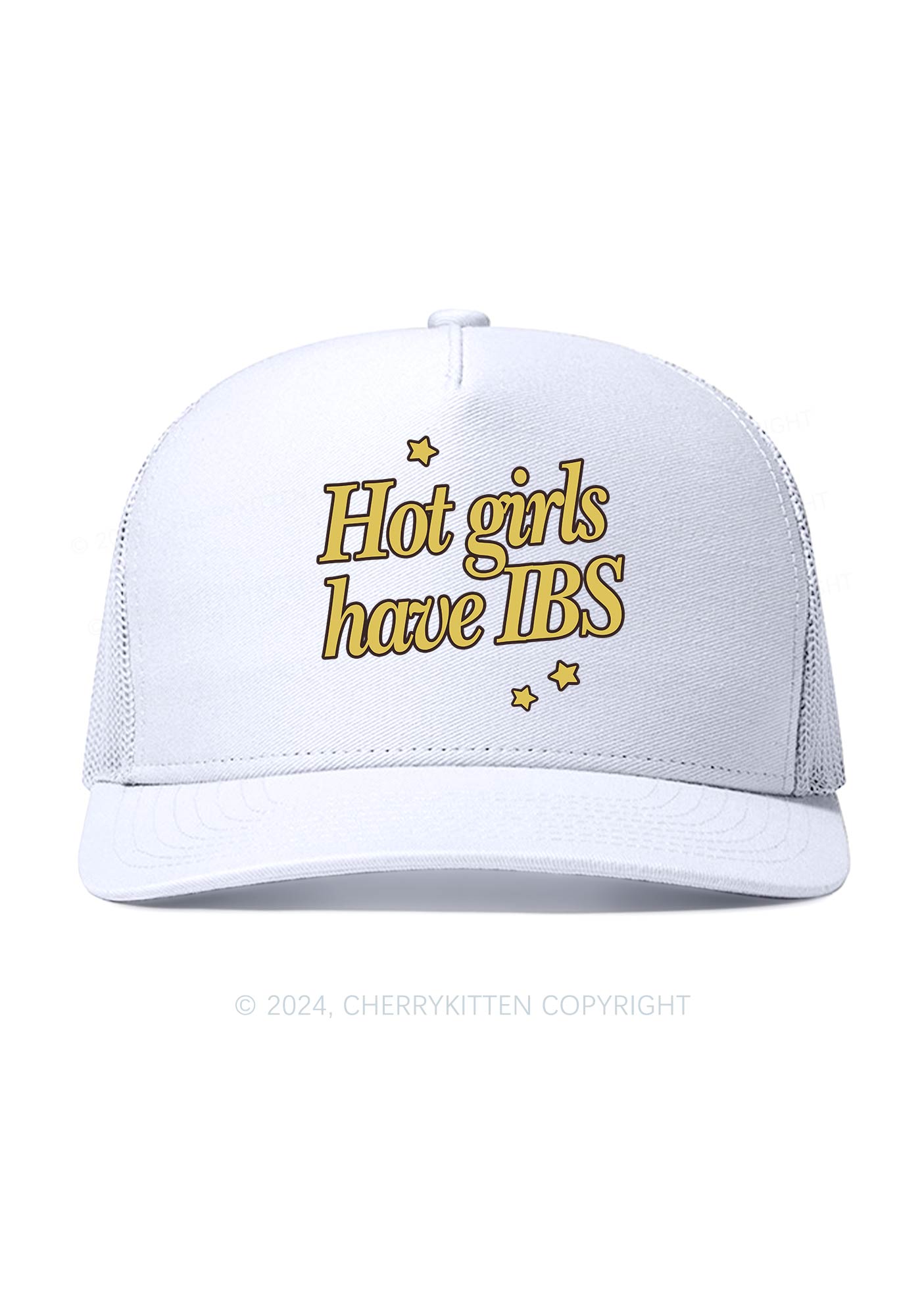 Hot Girls Have IBS Y2K Trucker Mesh Hat Cherrykitten