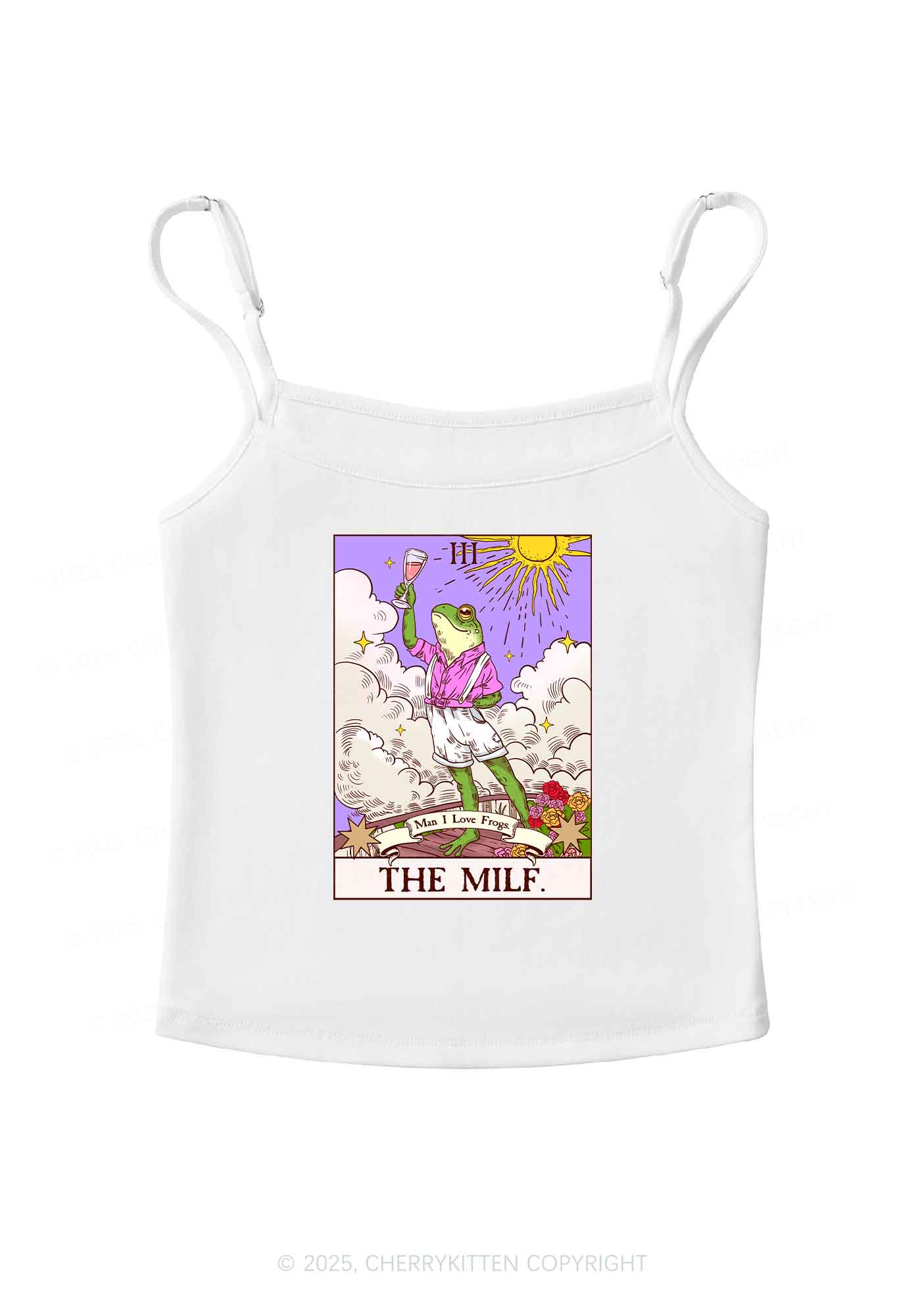 The Mxxf Frog Y2K Spaghetti Strap Cami Cherrykitten