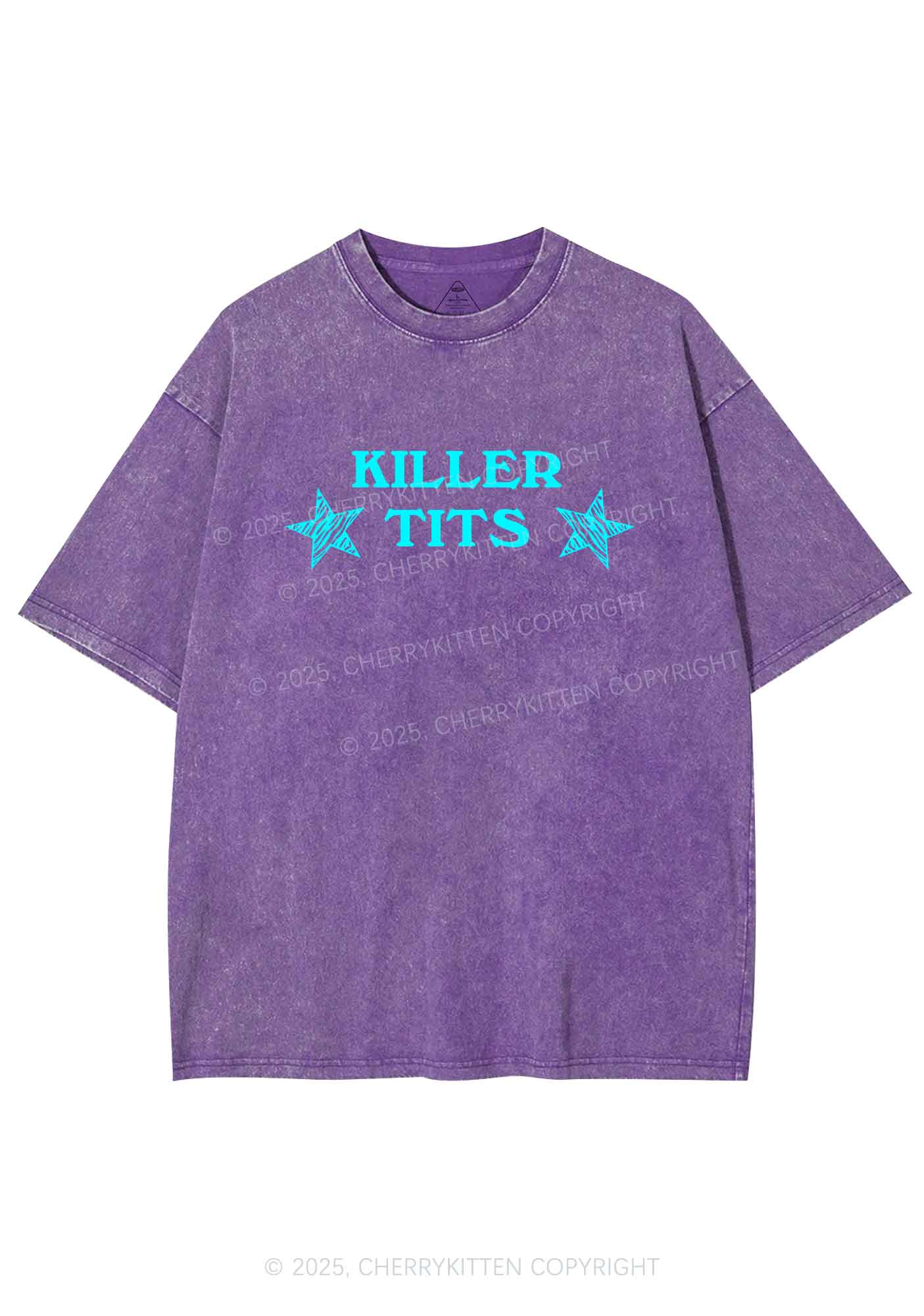 Killer Txts Y2K Shirts Washed Tee Cherrykitten