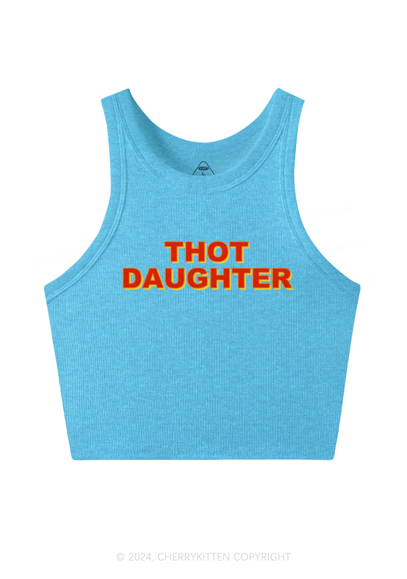 Thot Daughter Y2K Crop Tank Top Cherrykitten