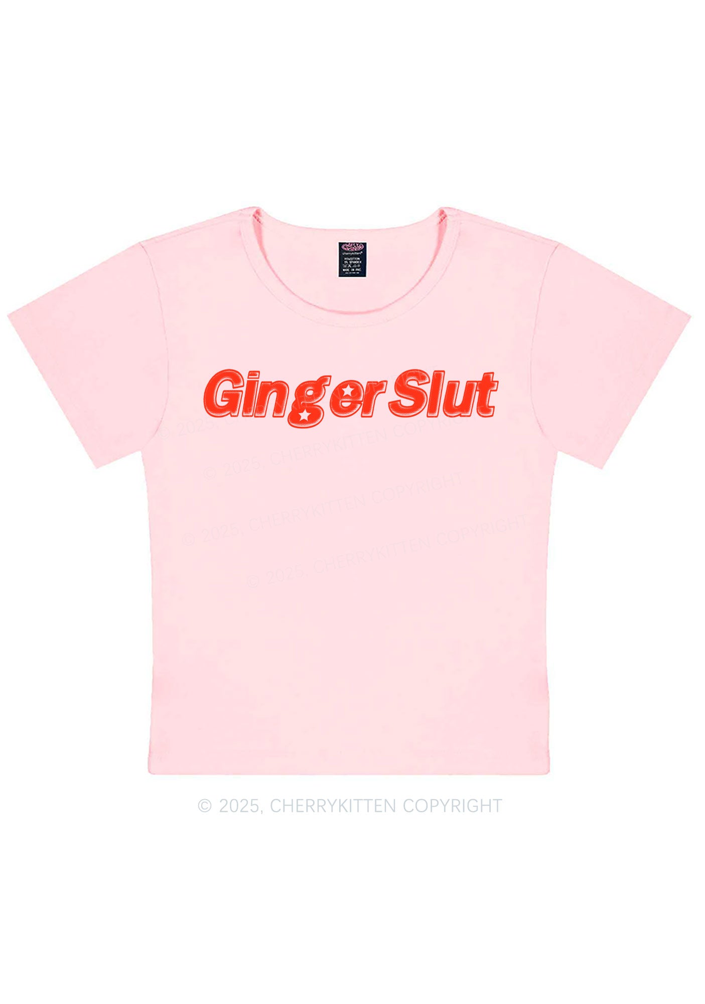 Ginger Slxt Y2K Baby Tee Cherrykitten