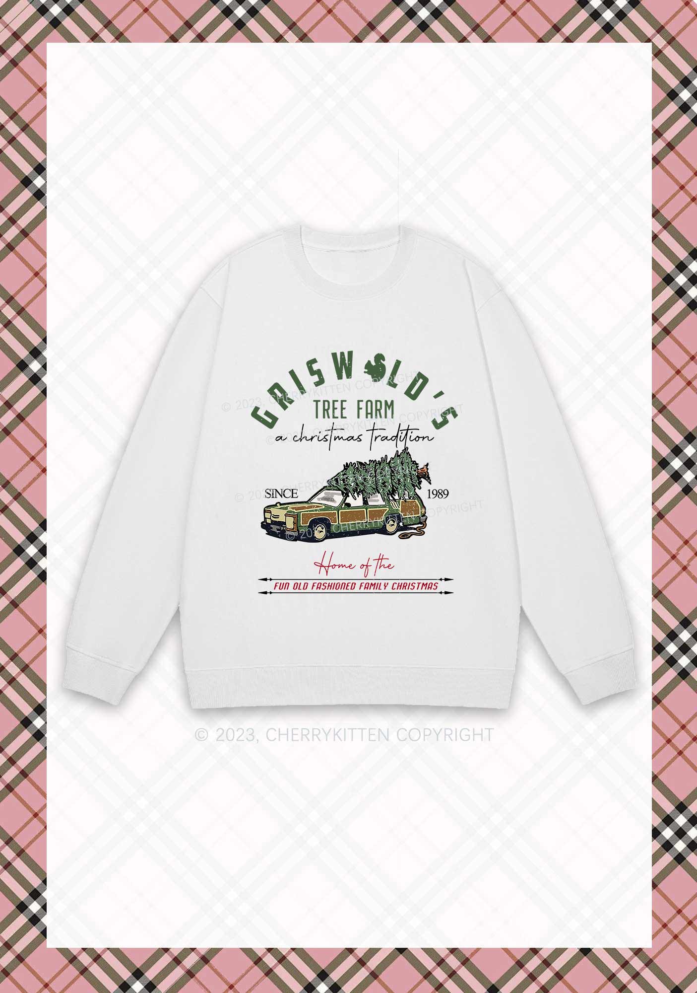 Christmas Tradition Since 1989 Y2K Sweatshirt Cherrykitten