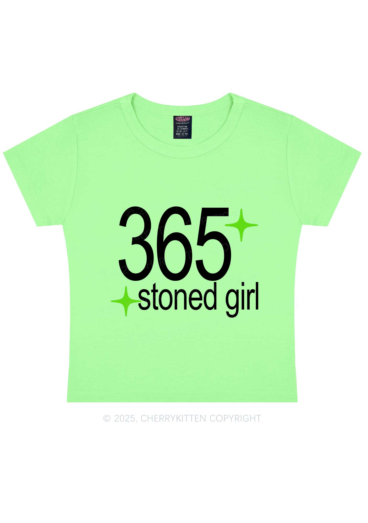 Stoned Girl Y2K Baby Tee Cherrykitten