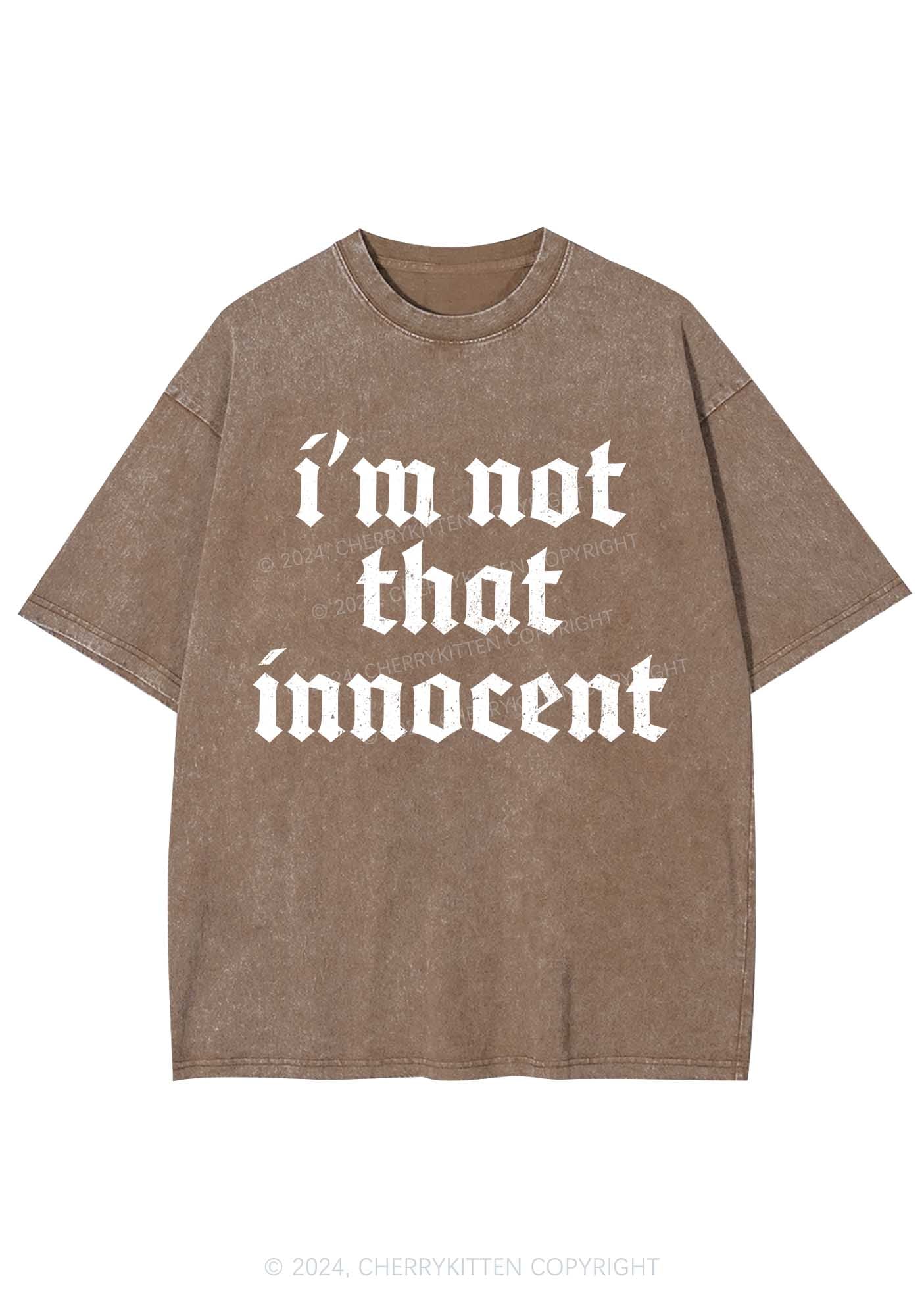 I'm Not That Innocent Y2K Washed Tee Cherrykitten