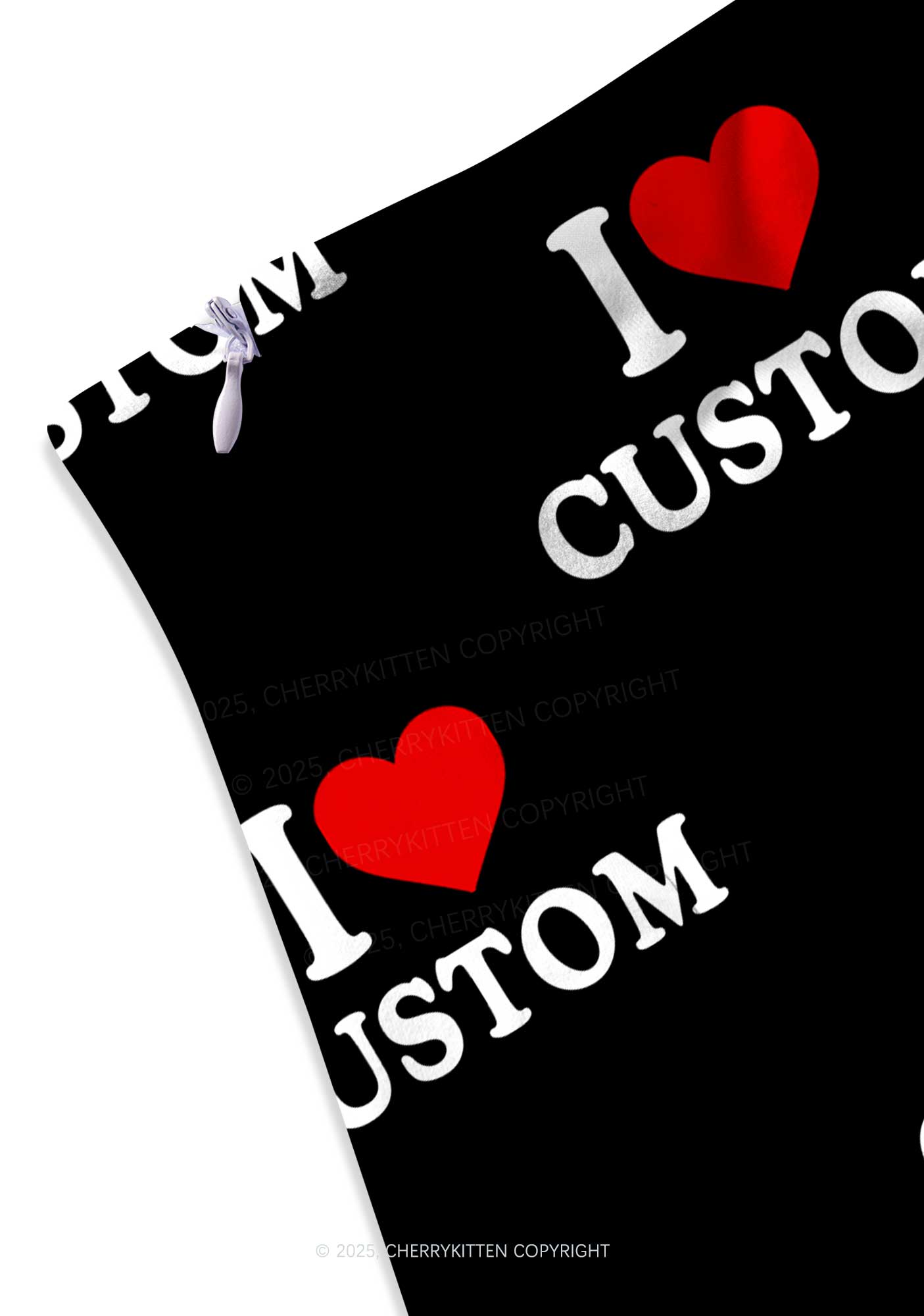 I Love Custom Valentine's Day Y2K Print Mini Skirt Cherrykitten