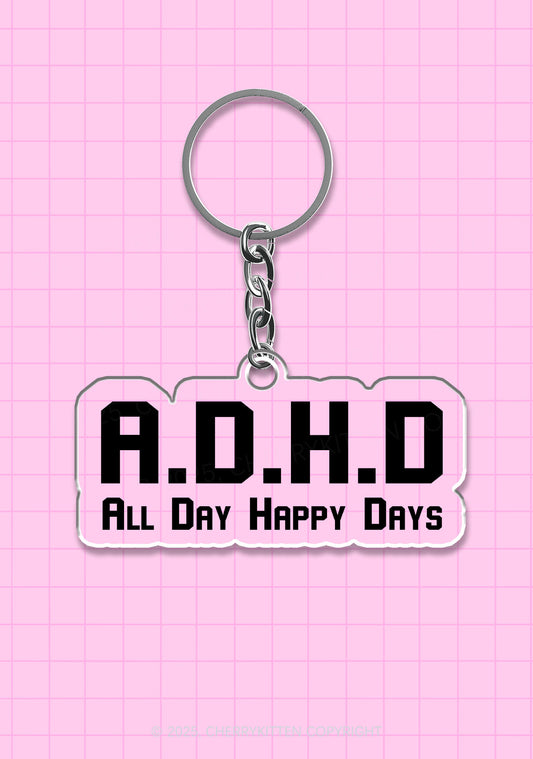All Day Happy Days 1Pc Y2K Keychain Cherrykitten