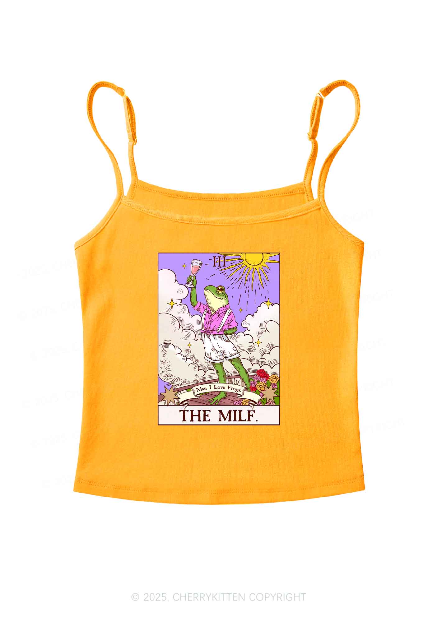 The Mxxf Frog Y2K Spaghetti Strap Cami Cherrykitten