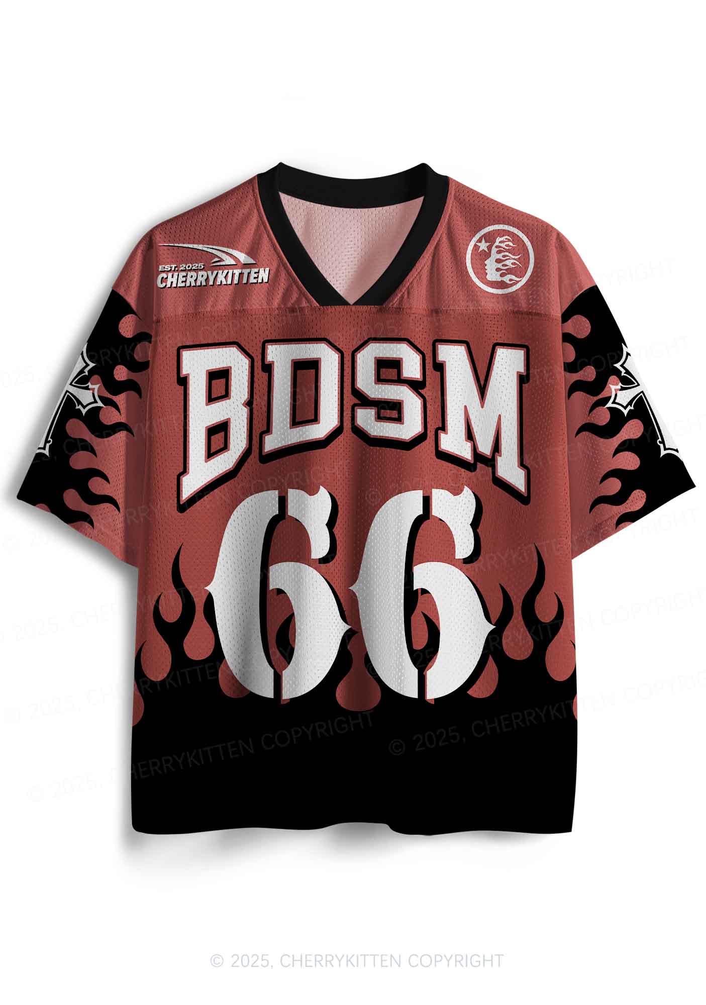 Custom BDSM Y2K Sport Jersey Shirts Cherrykitten