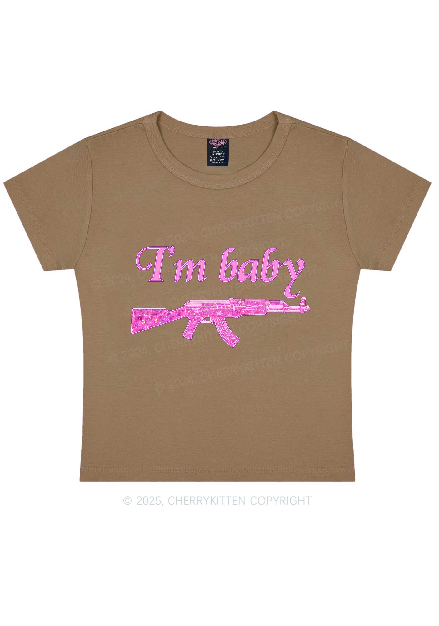 I Am Baby Y2K Baby Tee Cherrykitten