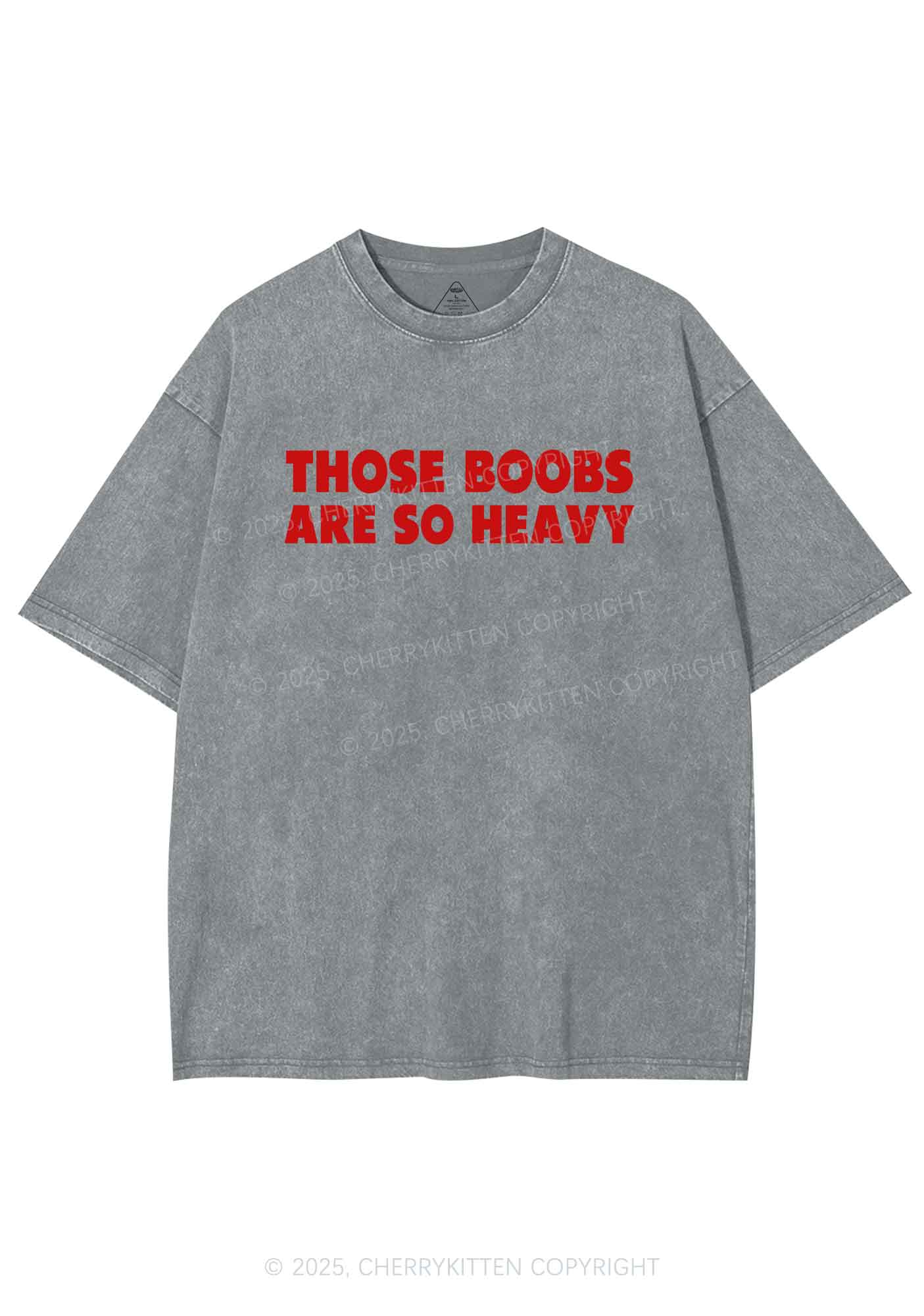 Bxxbs Are So Heavy Y2K Shirts Washed Tee Cherrykitten