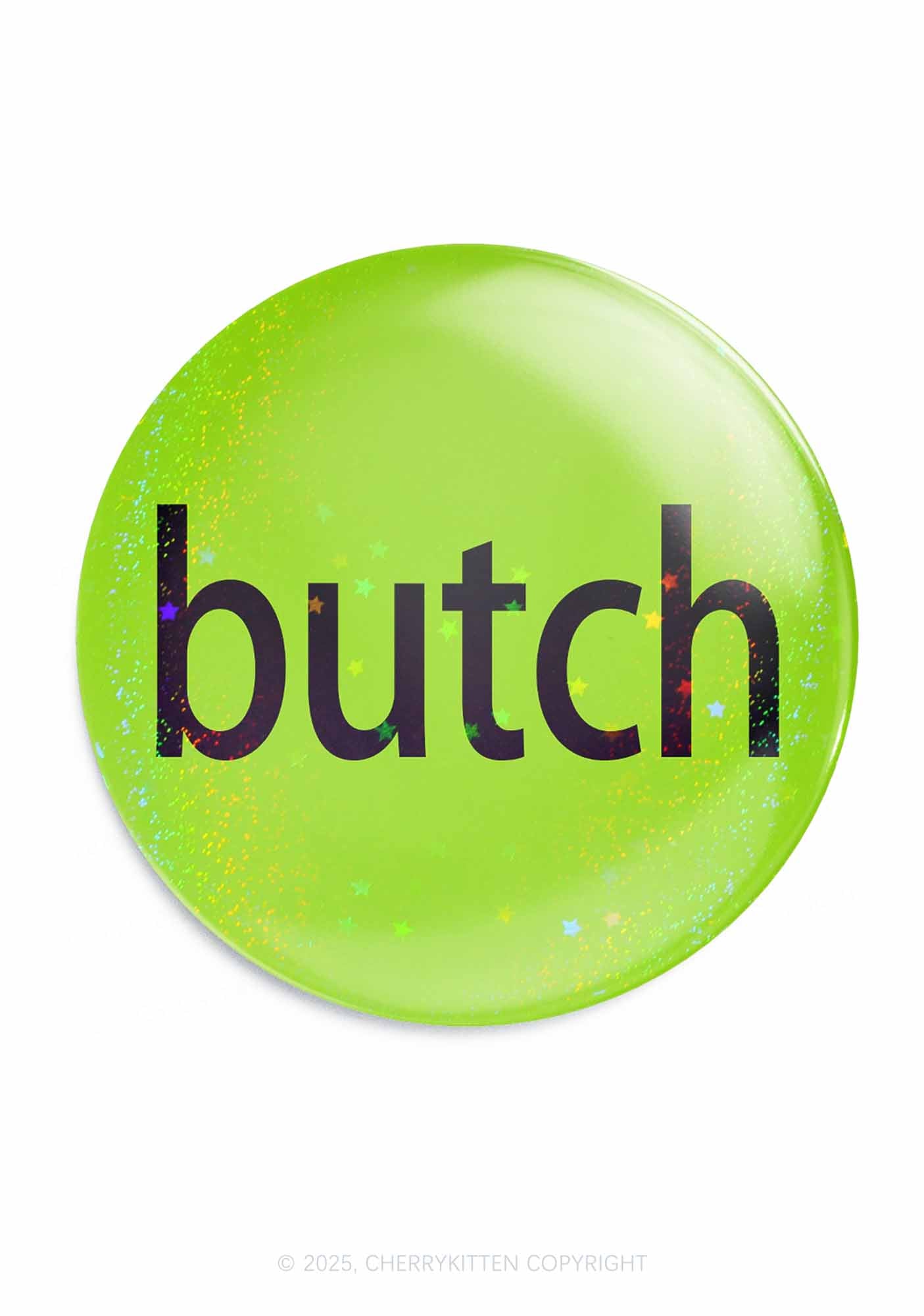 Green Butch Pride 1Pc Y2K Pin Badge Cherrykitten