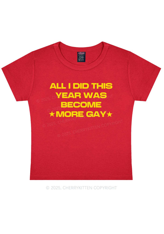 Become More Gay Pride Y2K Baby Tee Cherrykitten