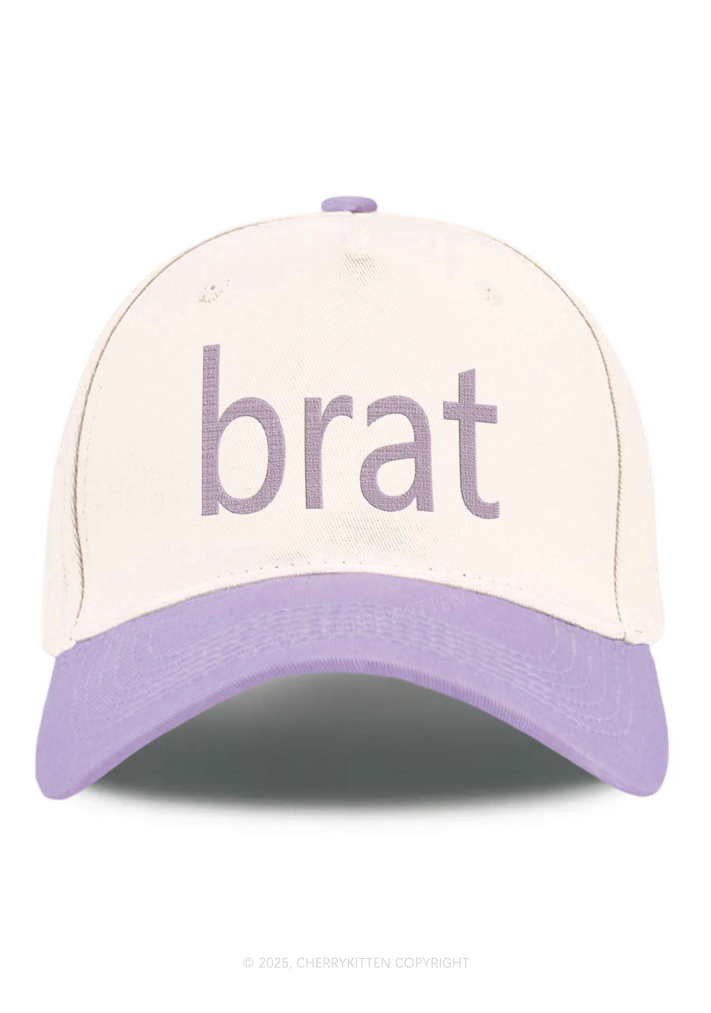 Green Brat Y2K Color Block Baseball Cap Cherrykitten