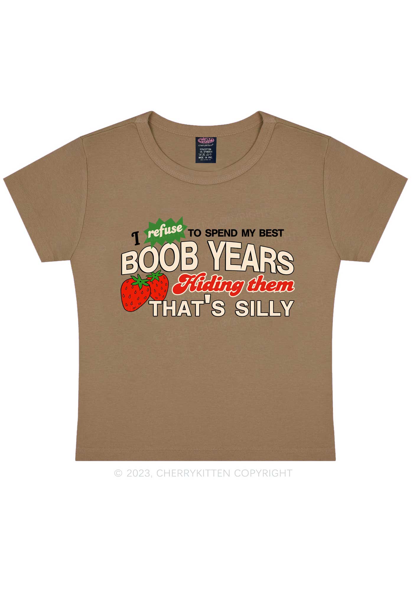 My Best Bxxb Years Y2K Baby Tee Cherrykitten