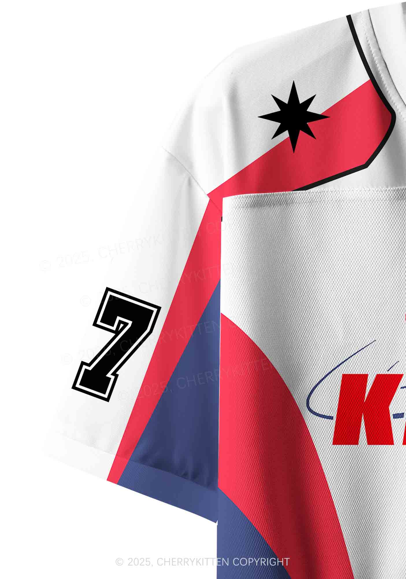 Custom Girl Kisser Pride Y2K Crop Sport Jersey Shirts Cherrykitten