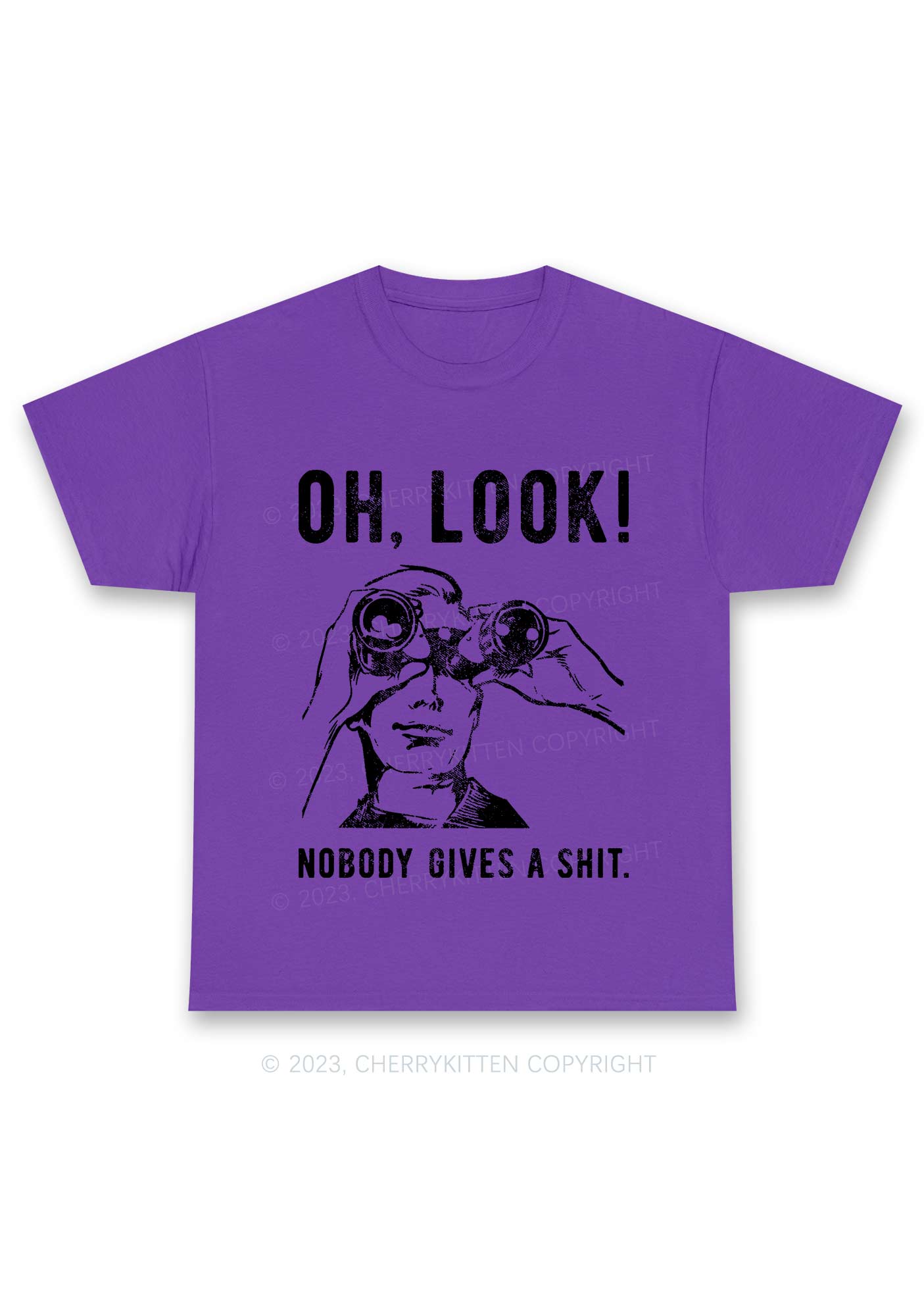 Nobody Gives A Shxt Chunky Shirt Cherrykitten