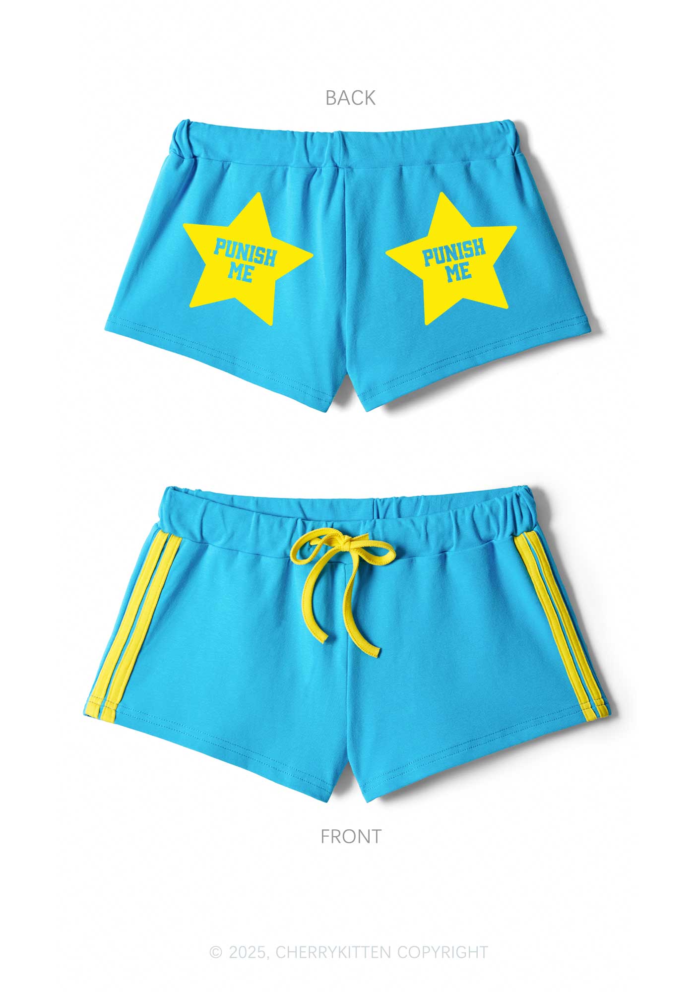 Punish Me Y2K Drawstring Mini Shorts Cherrykitten