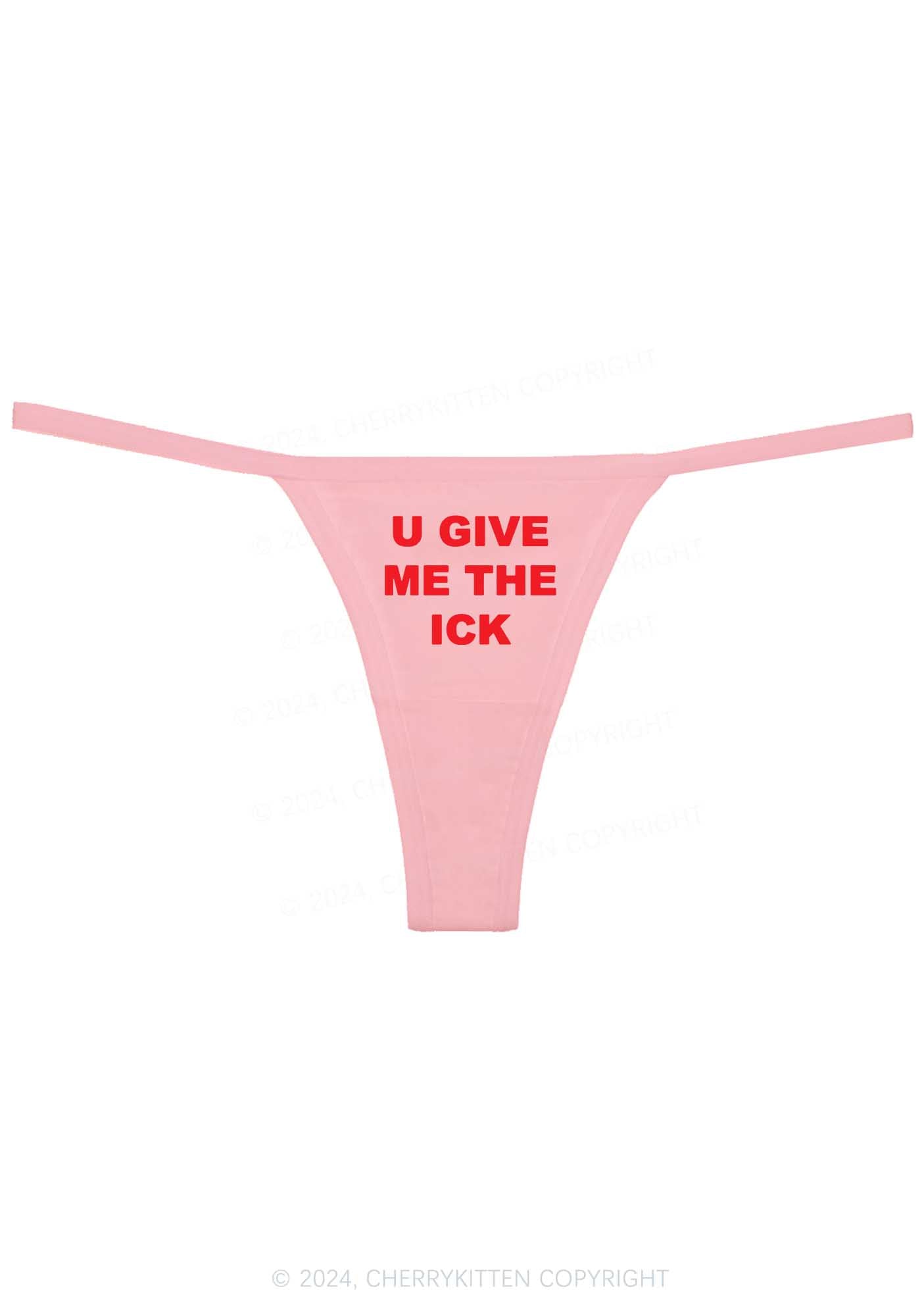 Give Me Ick Y2K Flat String Thong Cherrykitten