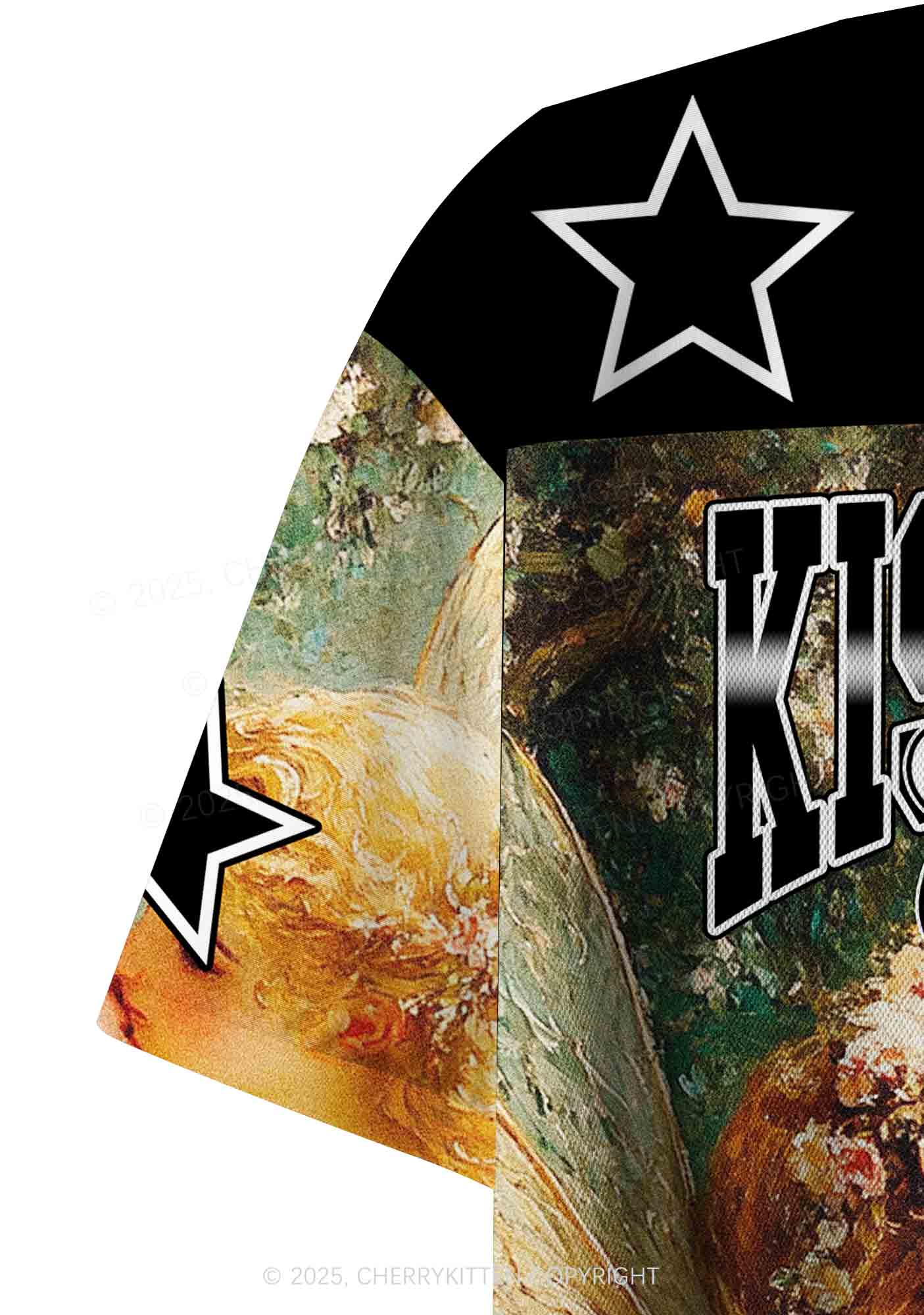 Custom Kiss More Girls Lesbian Pride Y2K Crop Sport Jersey Shirts Cherrykitten