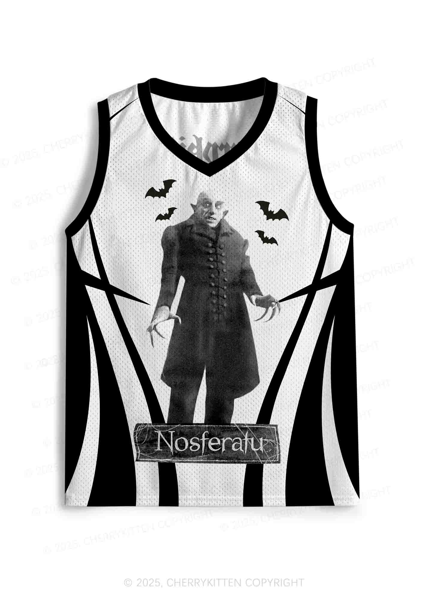 Halloween Custom Bat Monster Y2K Sport Jersey Tank Cherrykitten