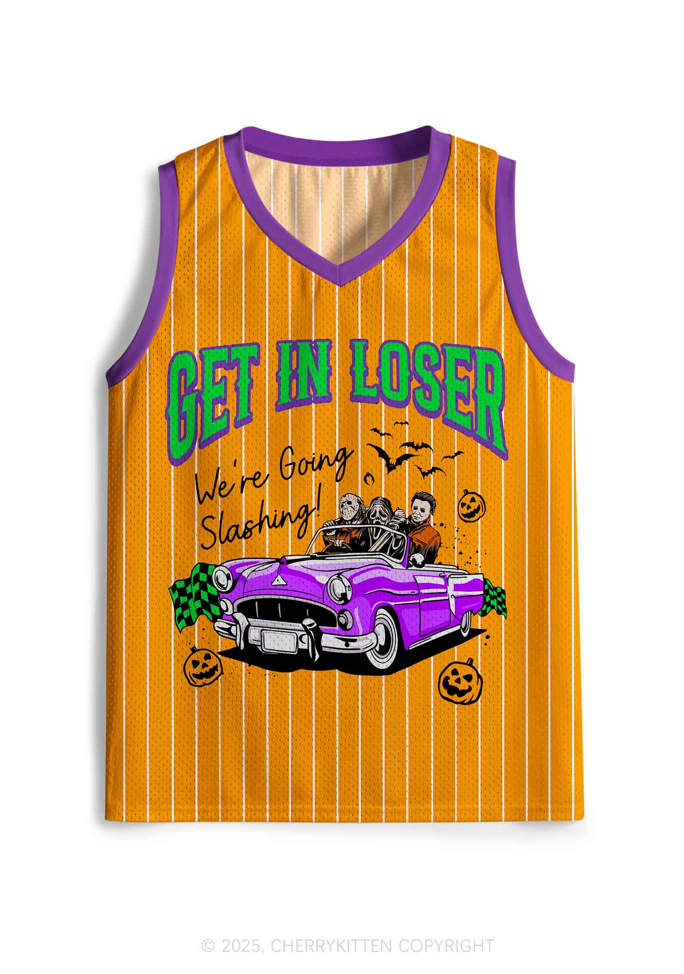 Halloween Custom Get In Loser Y2K Sport Jersey Tank Cherrykitten