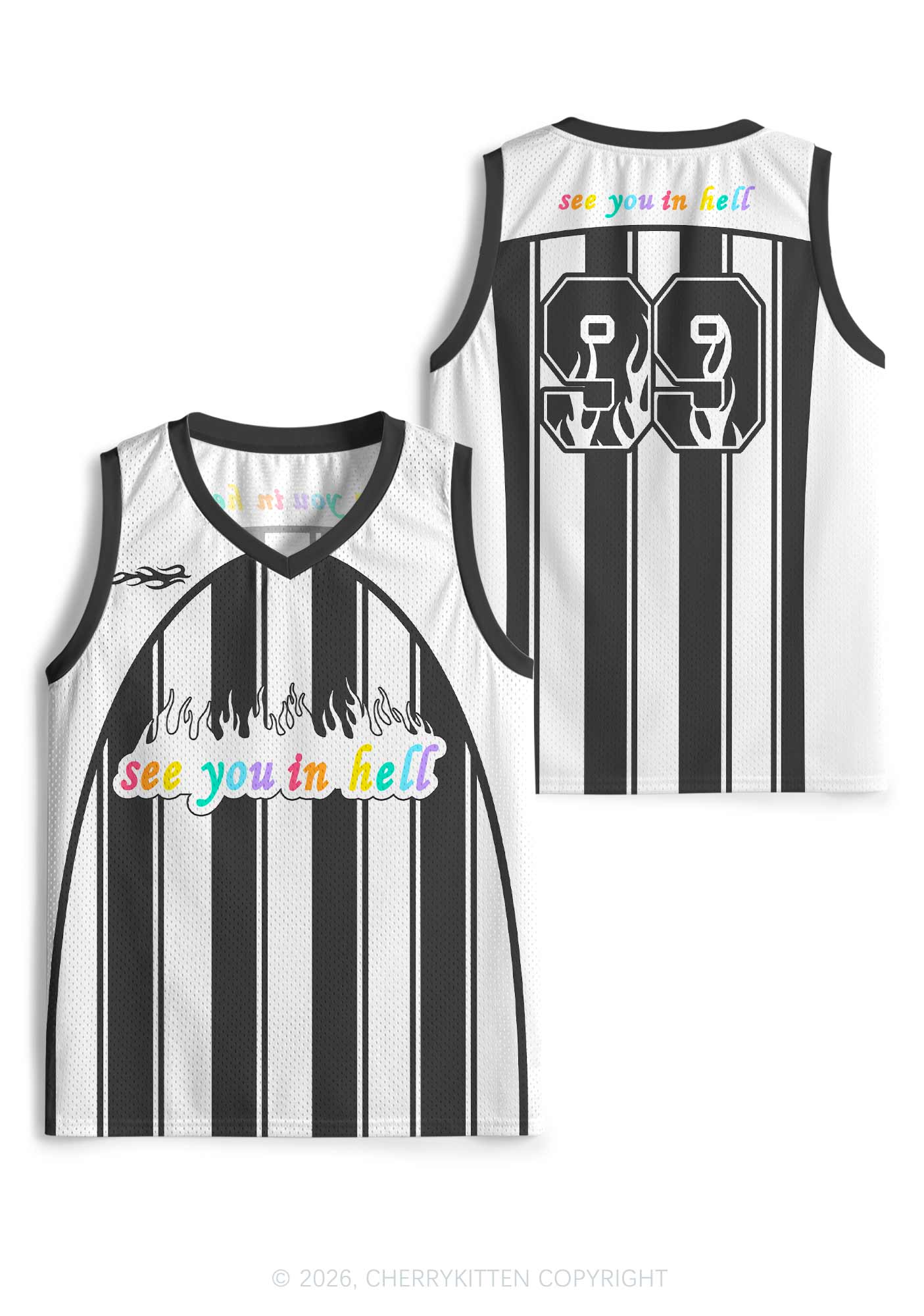 See You In Hell Pride Y2K Sport Jersey Tank Cherrykitten