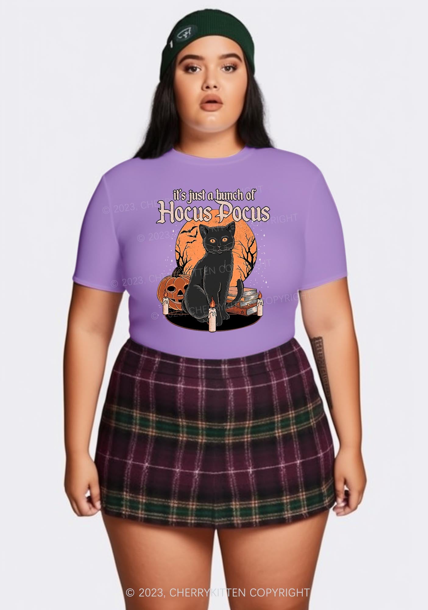 It's Just A Bunch Of Hocus Pocus Halloween Baby Tee Cherrykitten