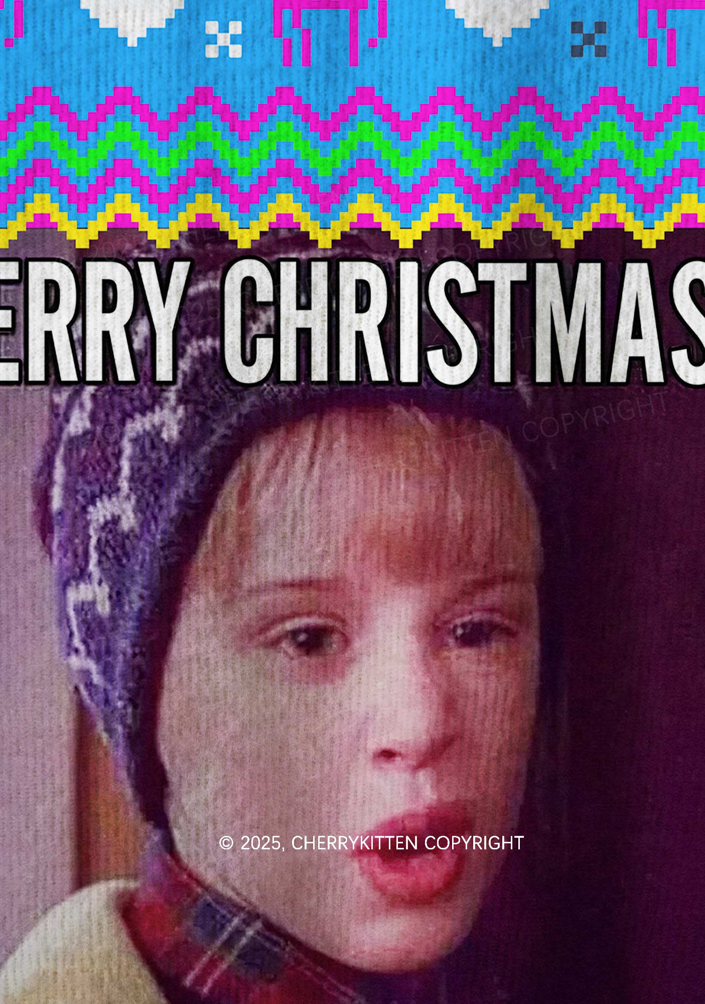 Ya Filthy Animal Y2K Christmas Knit Sweatshirt Cherrykitten