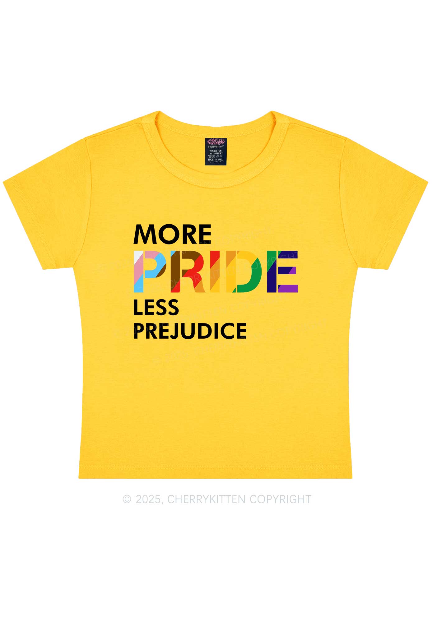 More Pride Less Prejudice Y2K Baby Tee Cherrykitten