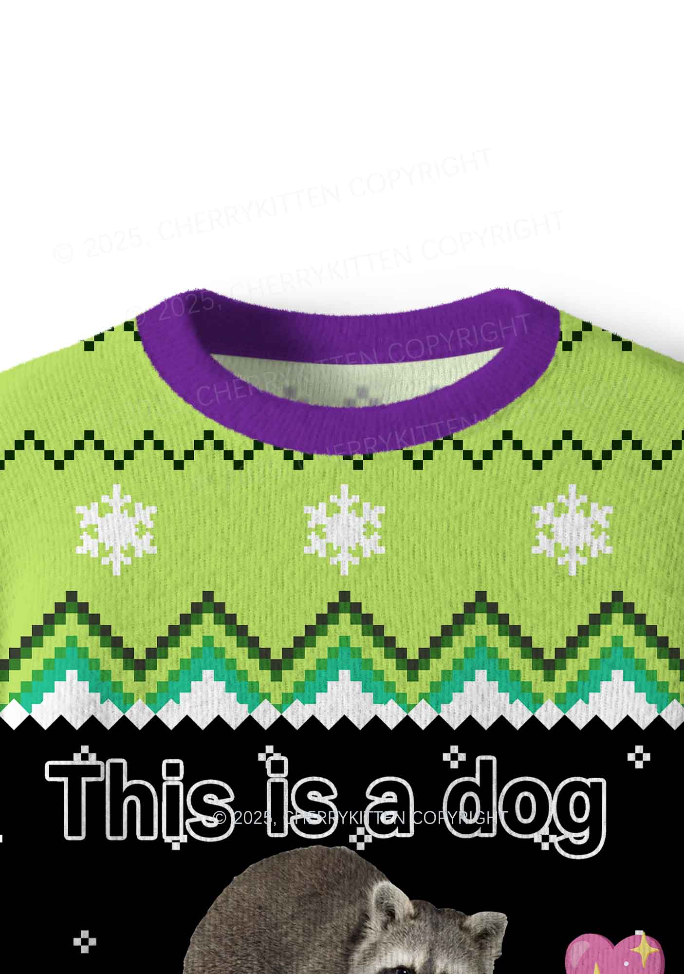 You Are In Love With Me Y2K Christmas Knit Sweatshirt Cherrykitten