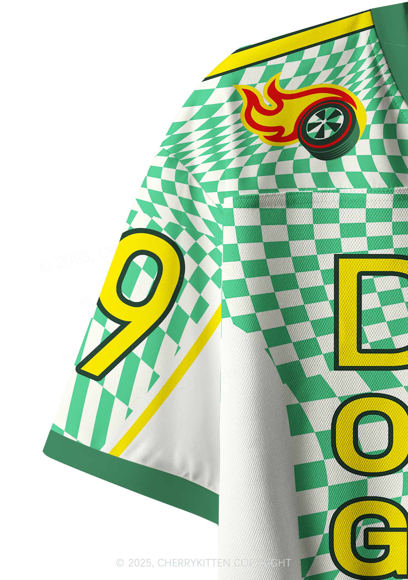 Custom Dibs On The Ginger St Patricks Y2K Crop Sport Jersey Shirts Cherrykitten