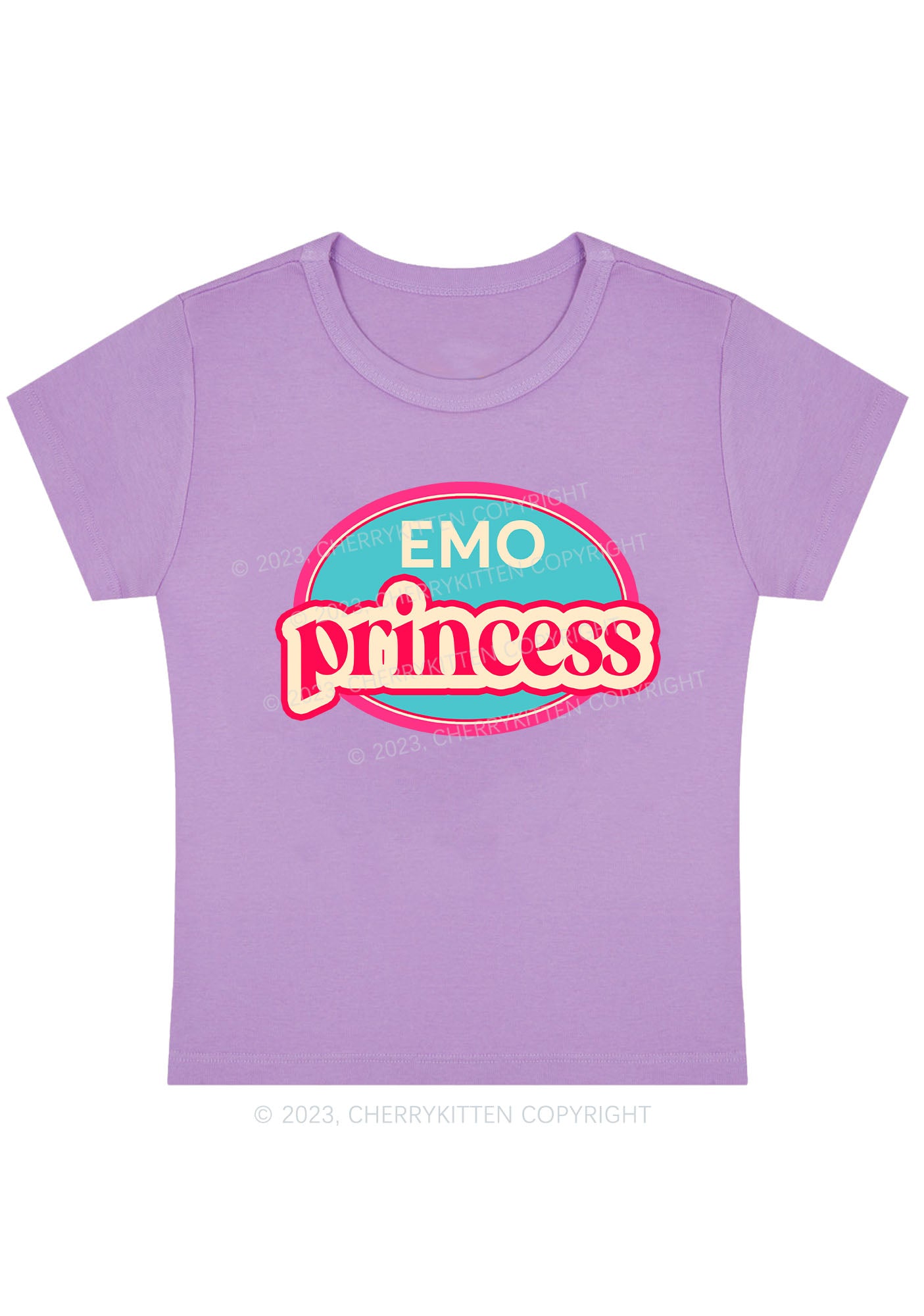 Curvy Emo Princess Baby Tee Cherrykitten
