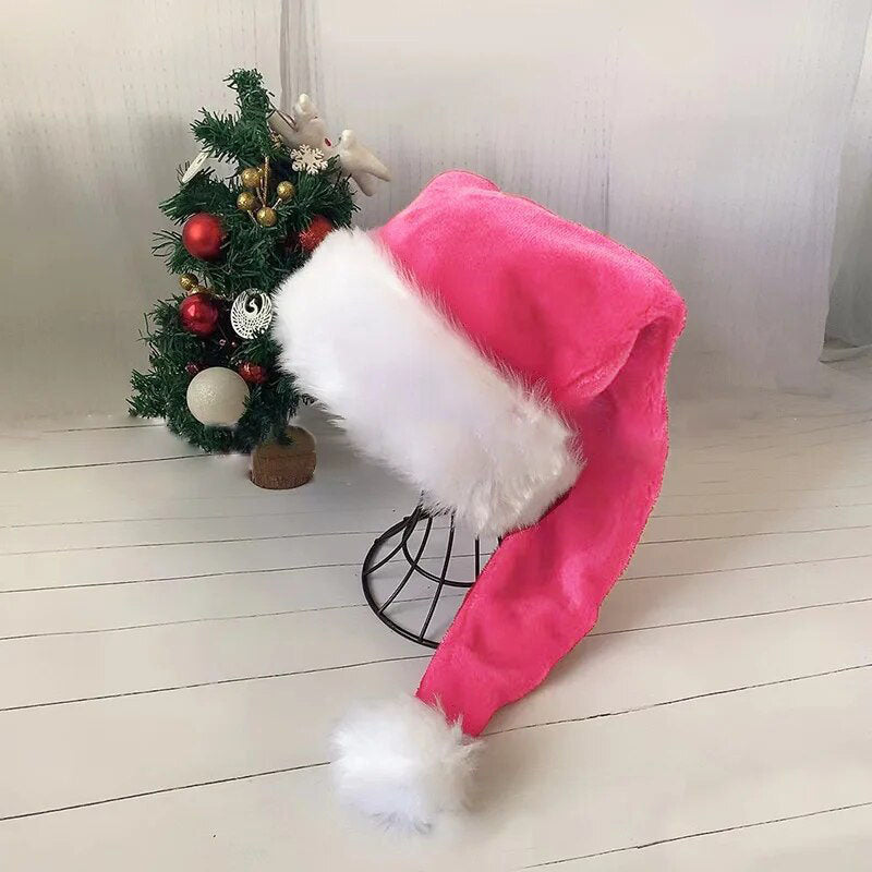 Y2K 75cm Long Plush Christmas Hat
