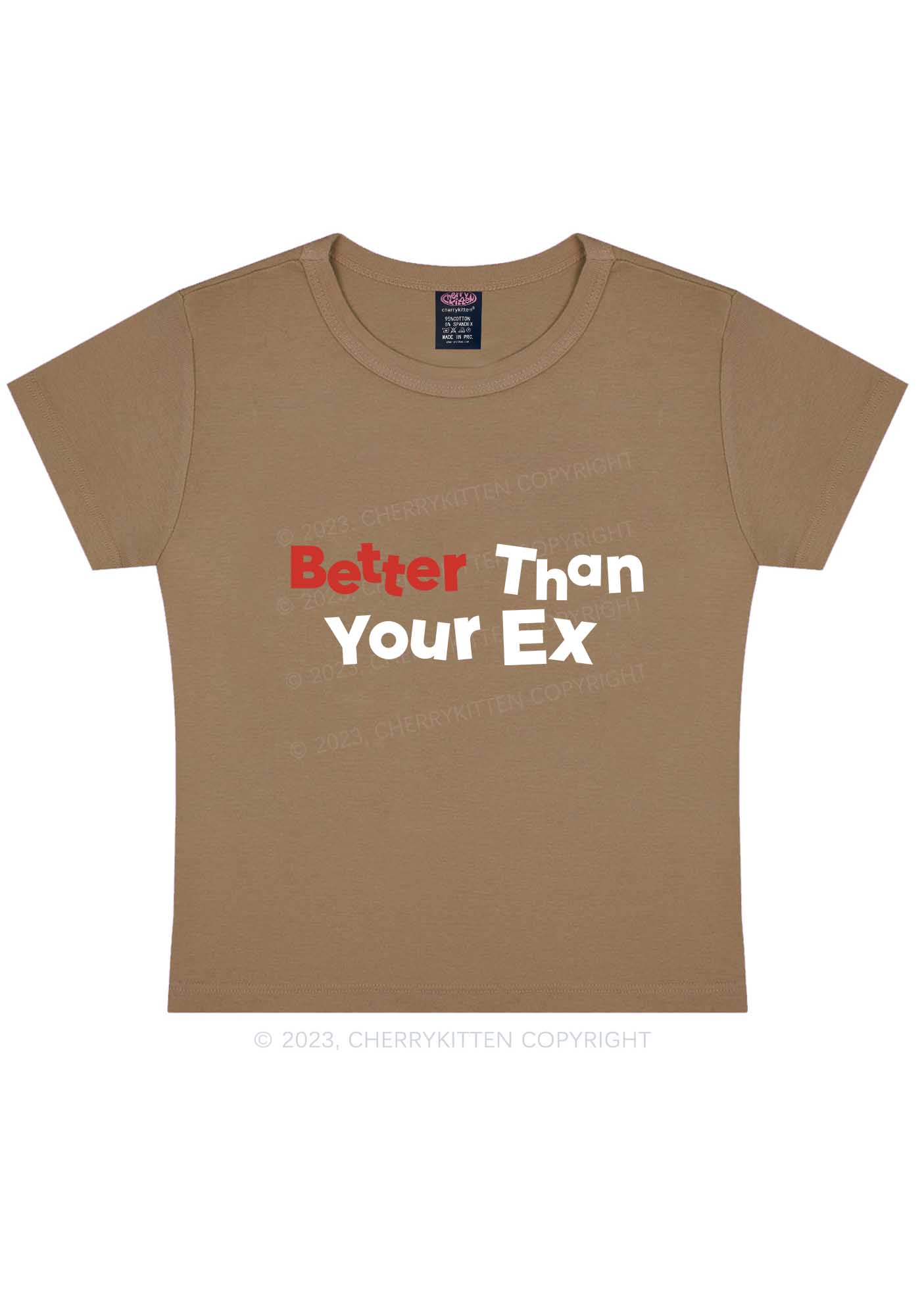 Better Than Your EX Y2K Baby Tee Cherrykitten