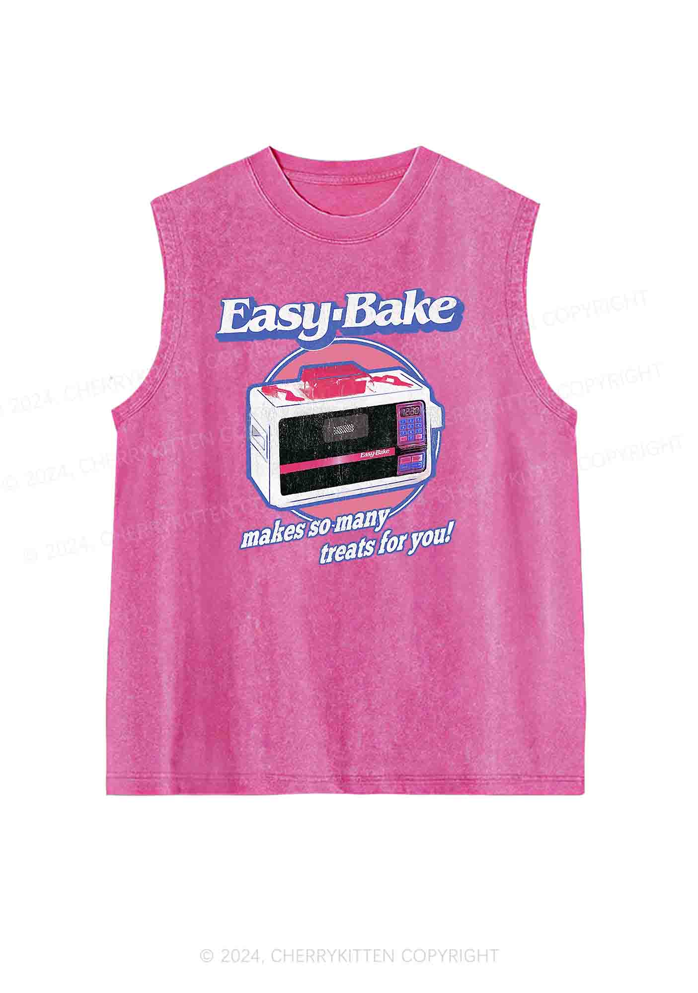 Easy-Bake Y2K Washed Tank Cherrykitten