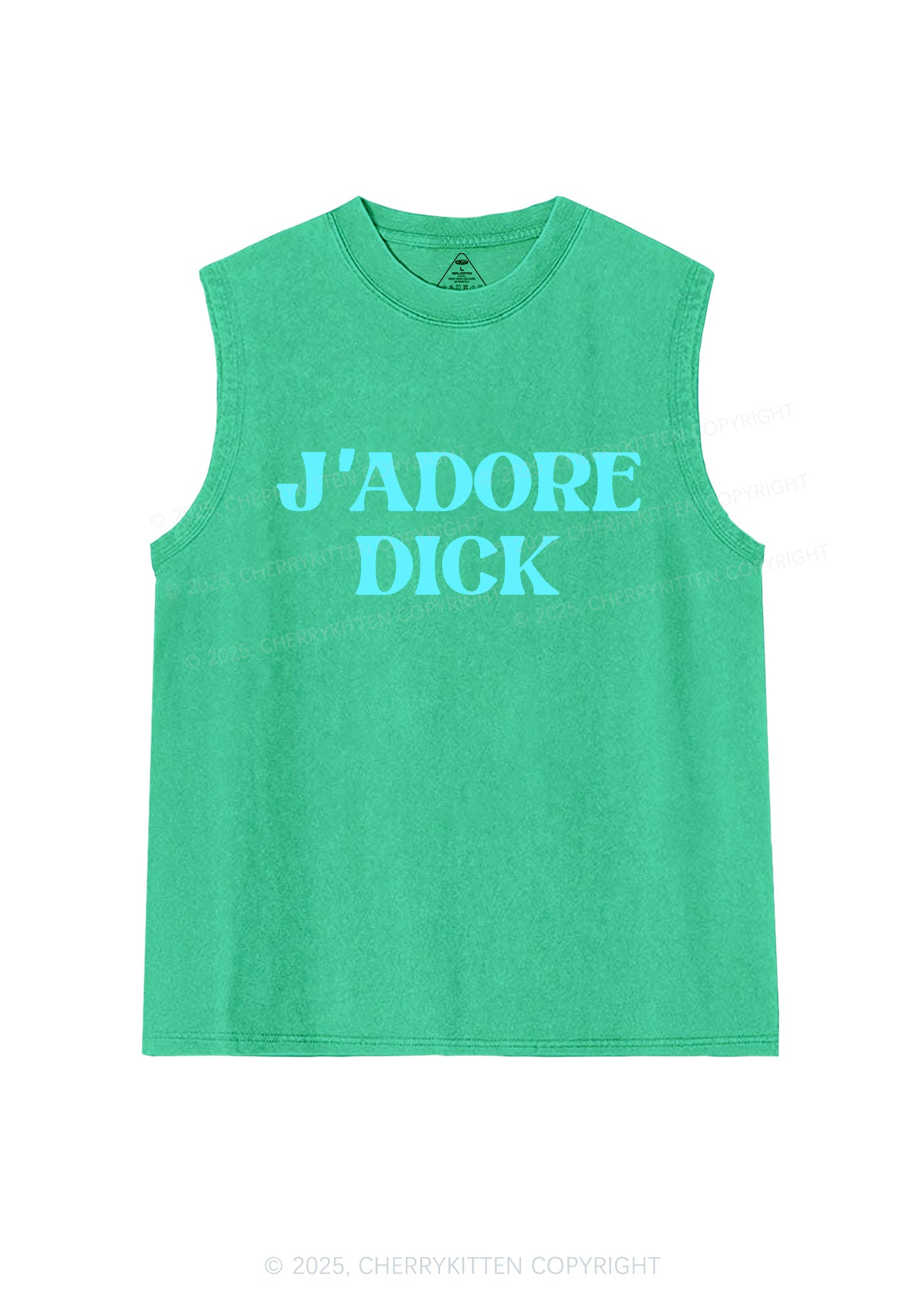 Jadore Dxxk Y2K Washed Muscle Tank Cherrykitten