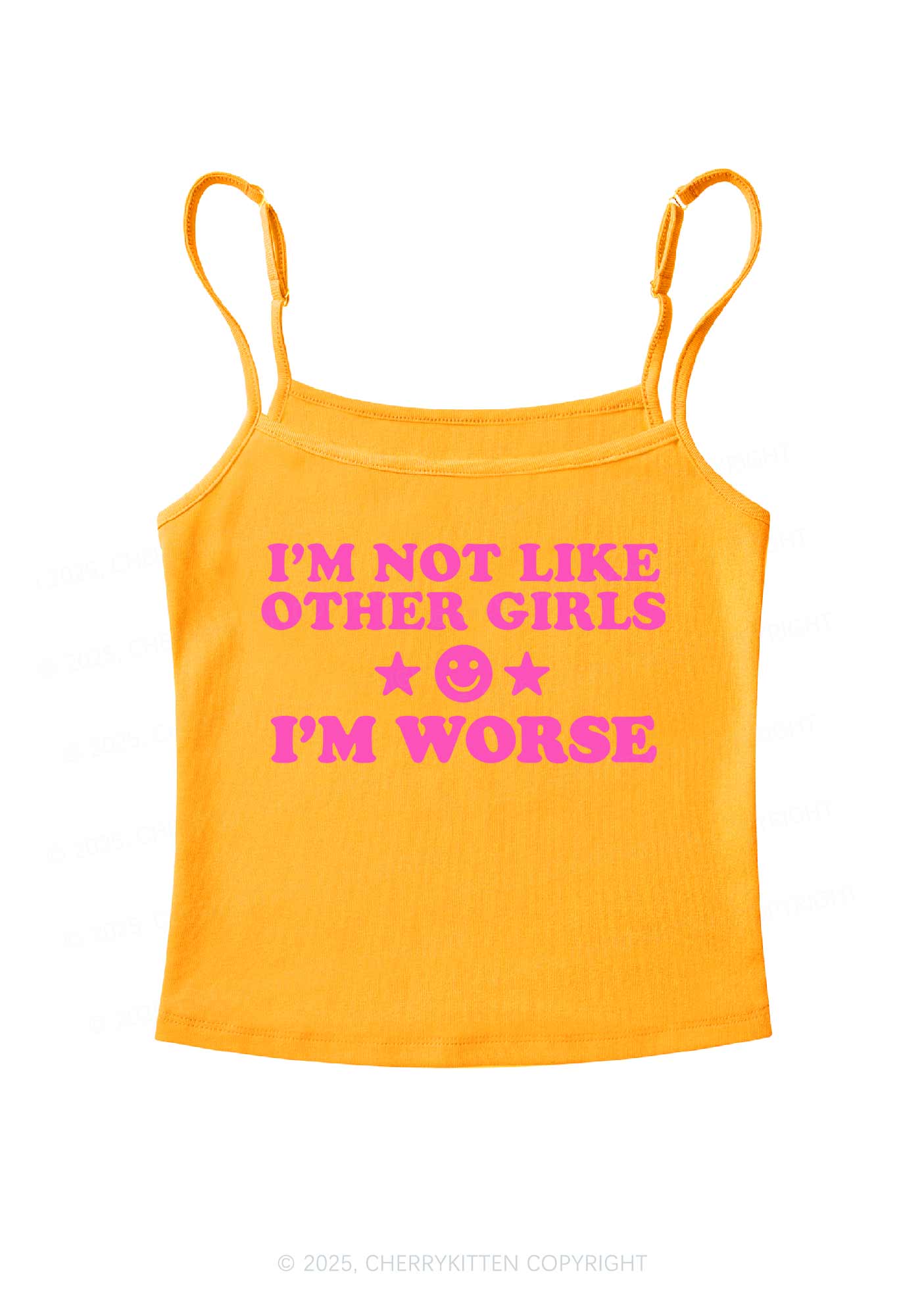 Im Worse Y2K Spaghetti Strap Cami Cherrykitten