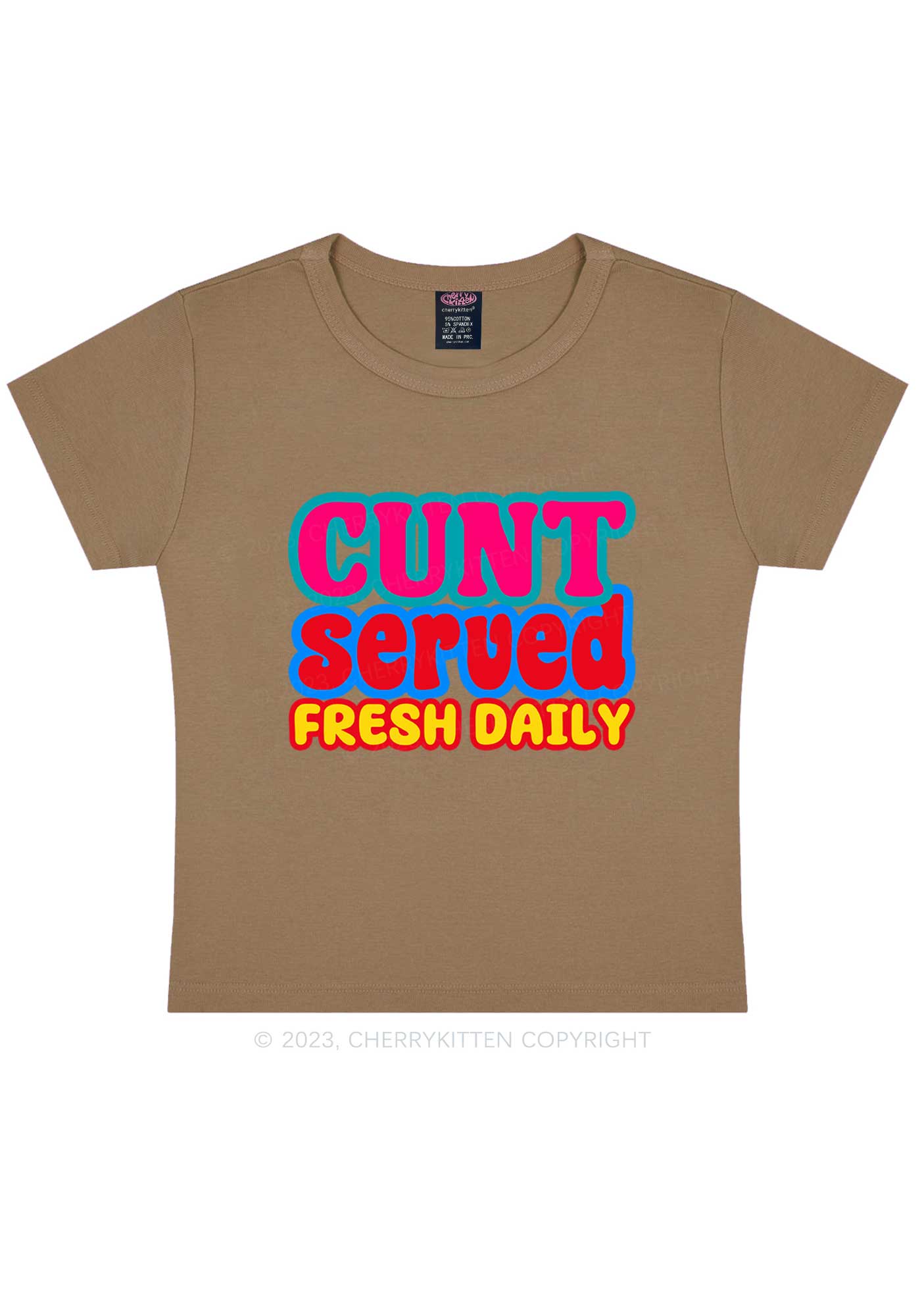 Cxnt Served Y2K Baby Tee Cherrykitten