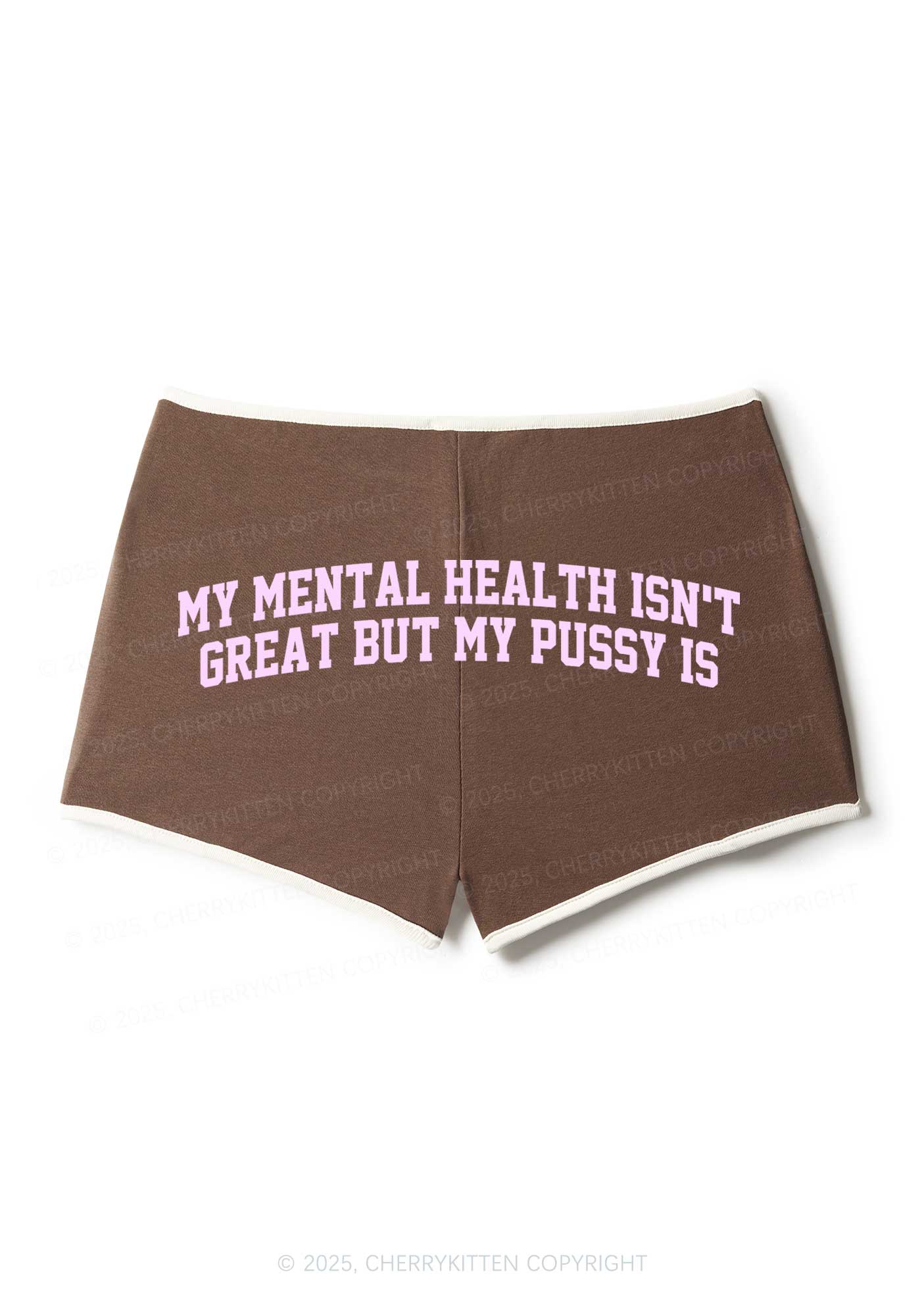 Great Mental Health Y2K Booty Shorts Cherrykitten