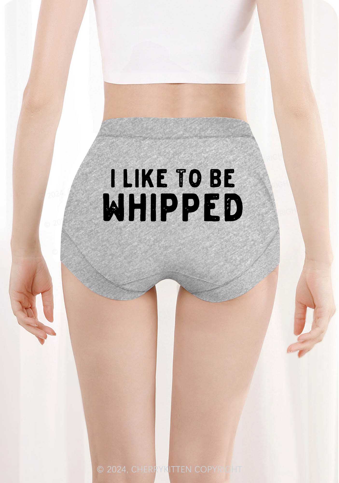 Like To Be Whipped Y2K Mid Rise Waist Boyshort Cherrykitten