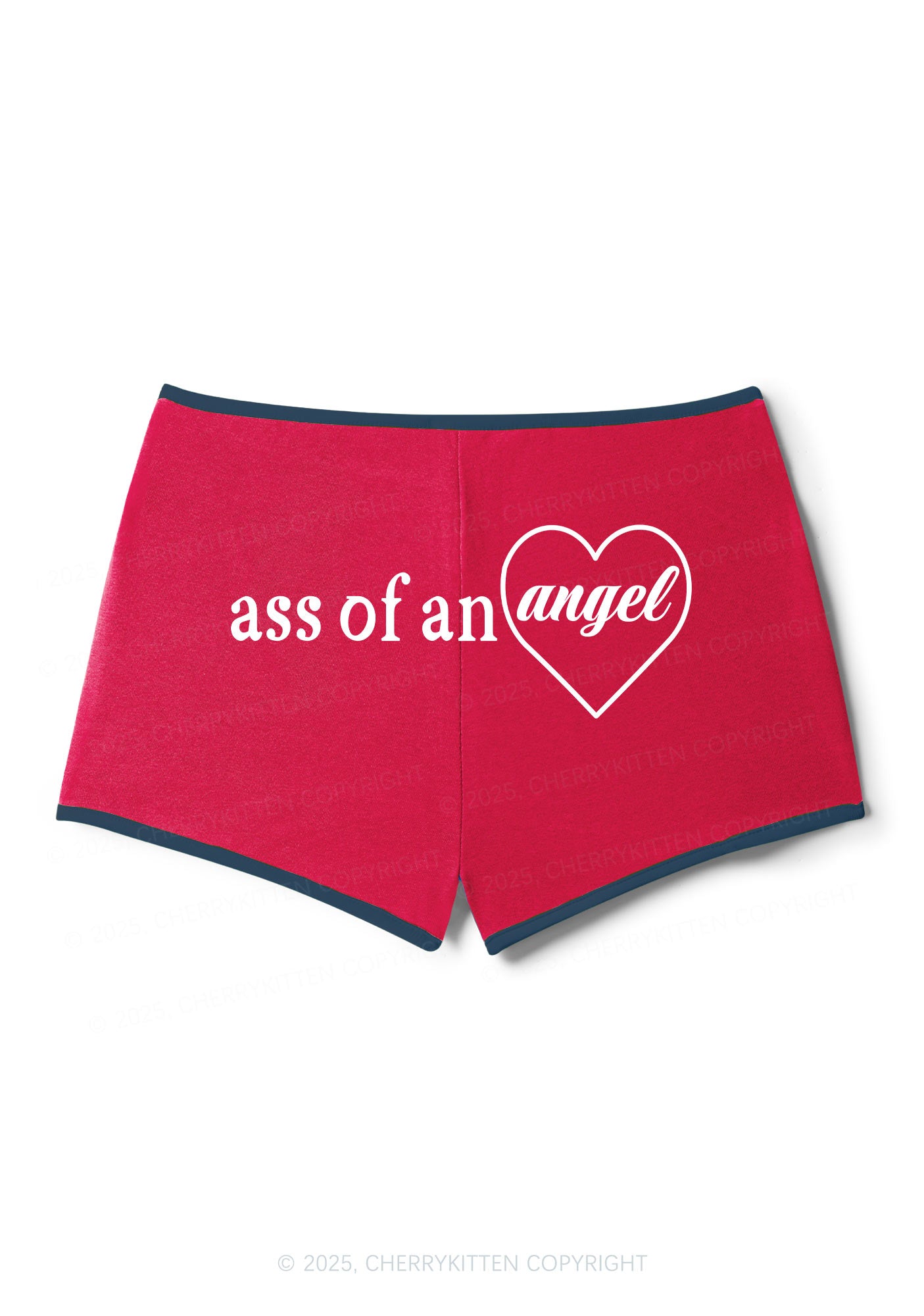 Axx Of An Angel Y2K Contrast Mini Shorts Cherrykitten