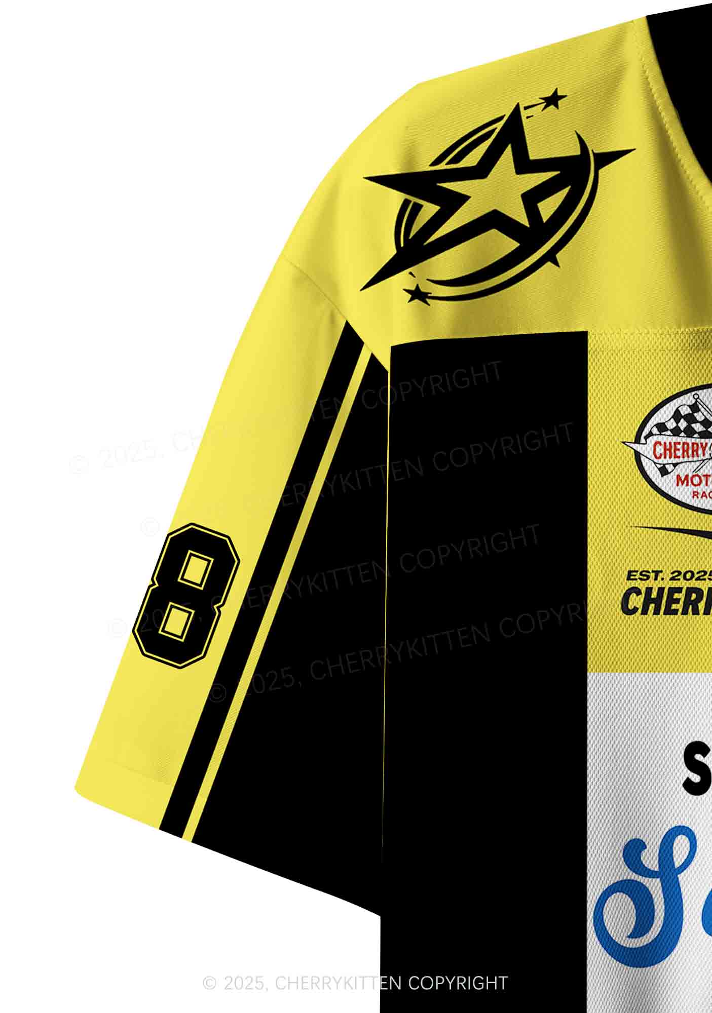 Custom Sorry For Being So Funny Y2K Crop Sport Jersey Shirts Cherrykitten