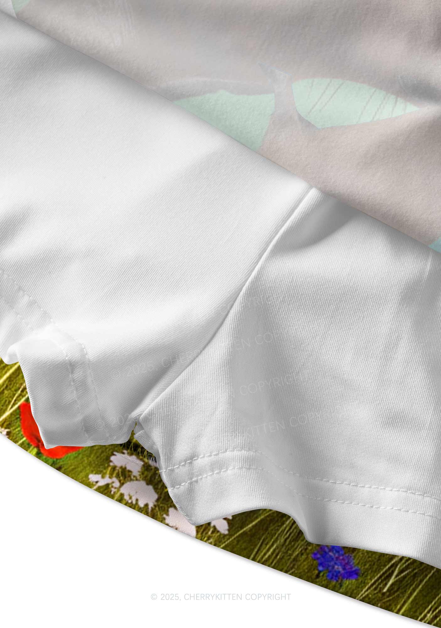 Horseback Capybara Y2K Print Mini Skirt Cherrykitten