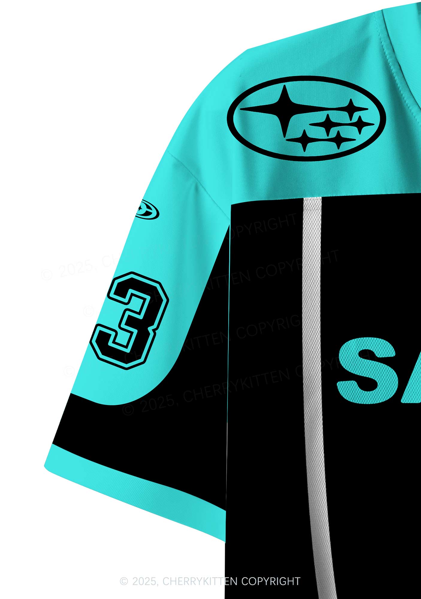 Custom Black Ride A DJ Y2K Crop Sport Jersey Shirts Cherrykitten