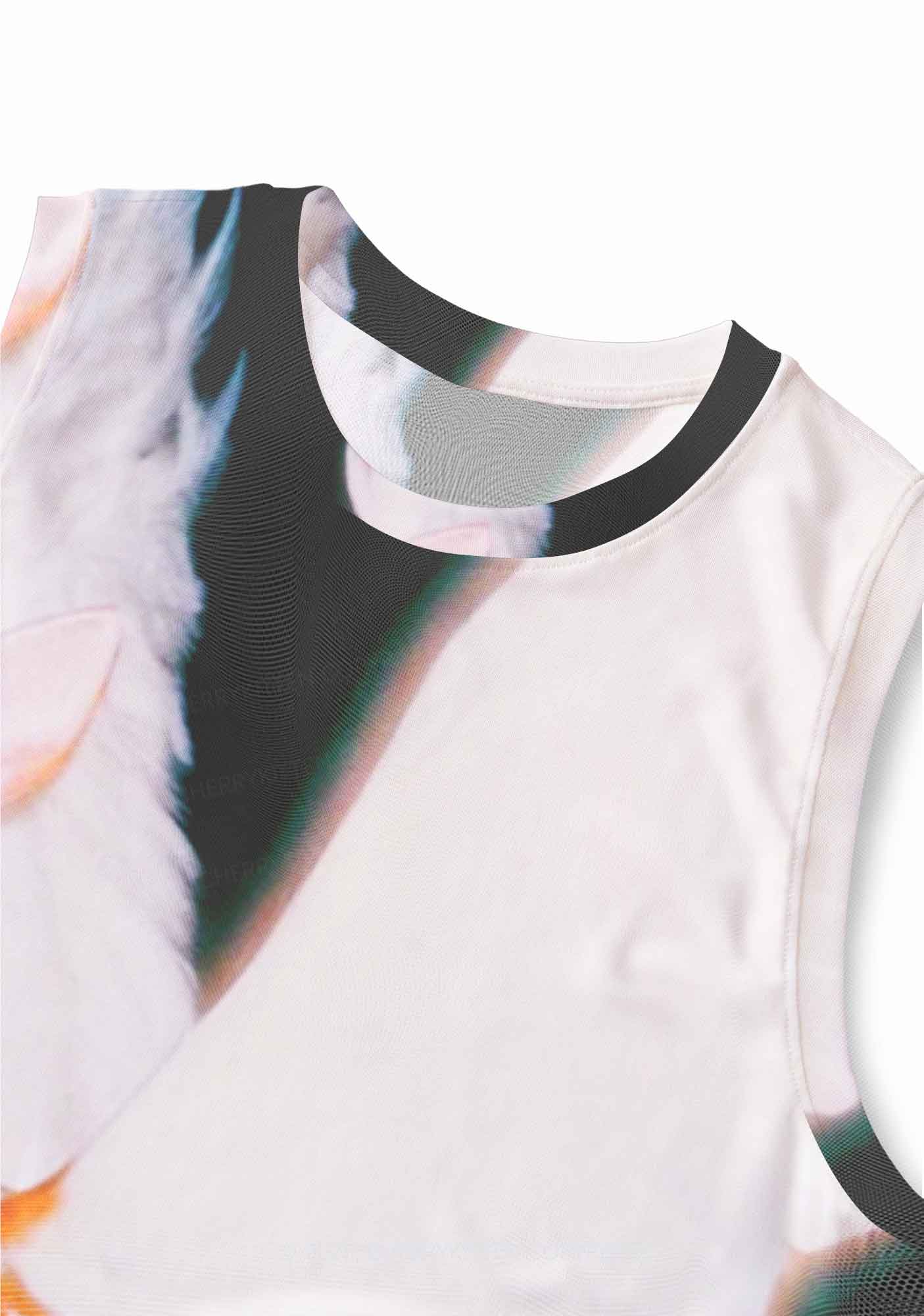 Deer Wings Y2K Mesh Muscle Tank Cherrykitten